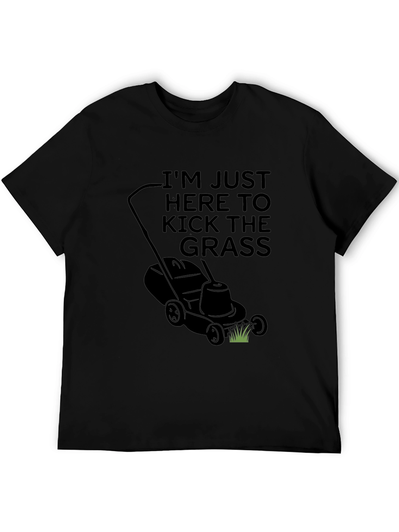 Black Kick the Grass T-Shirt view 5