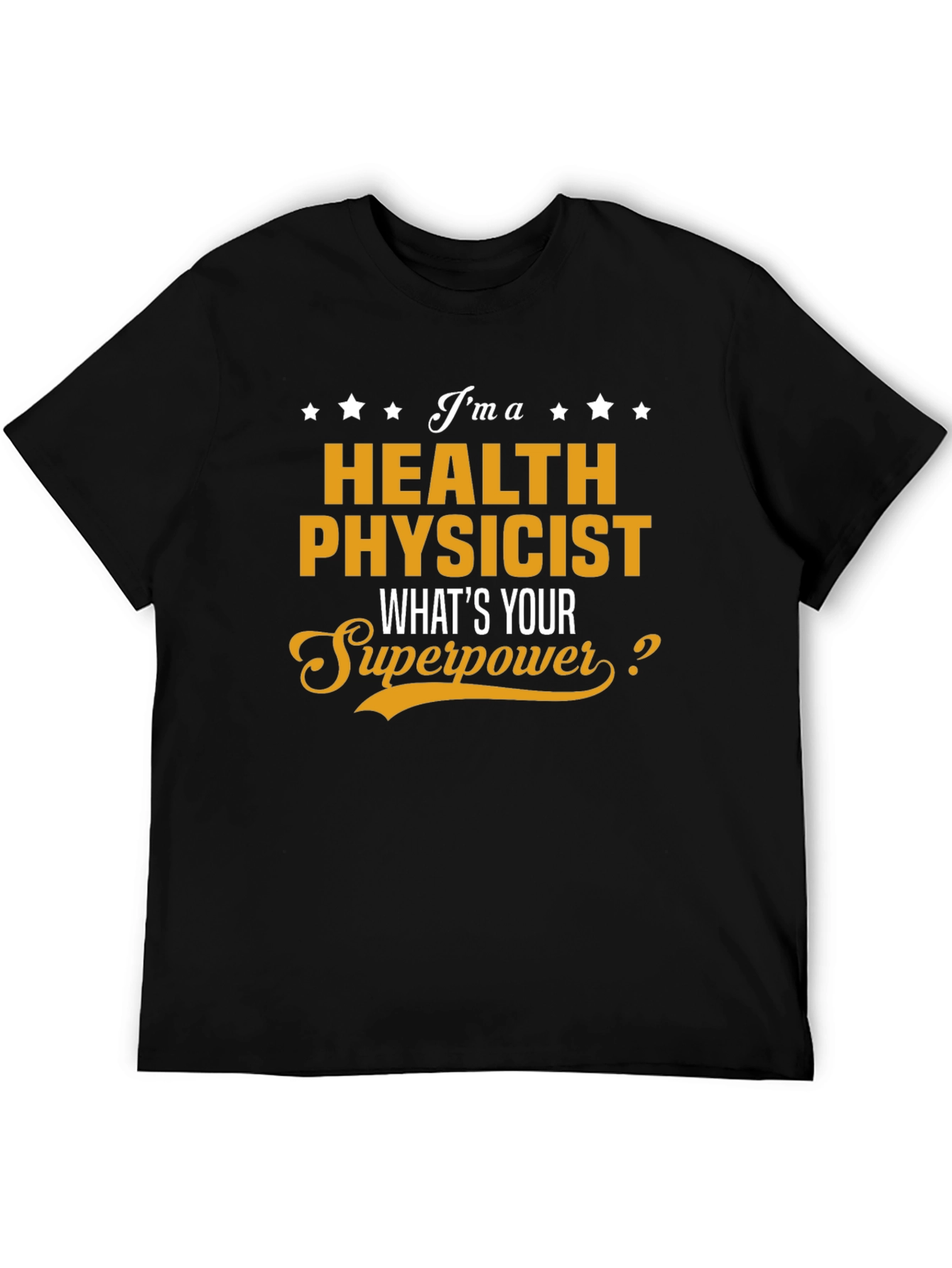 Black Health Physicist Superpower Tee view 5