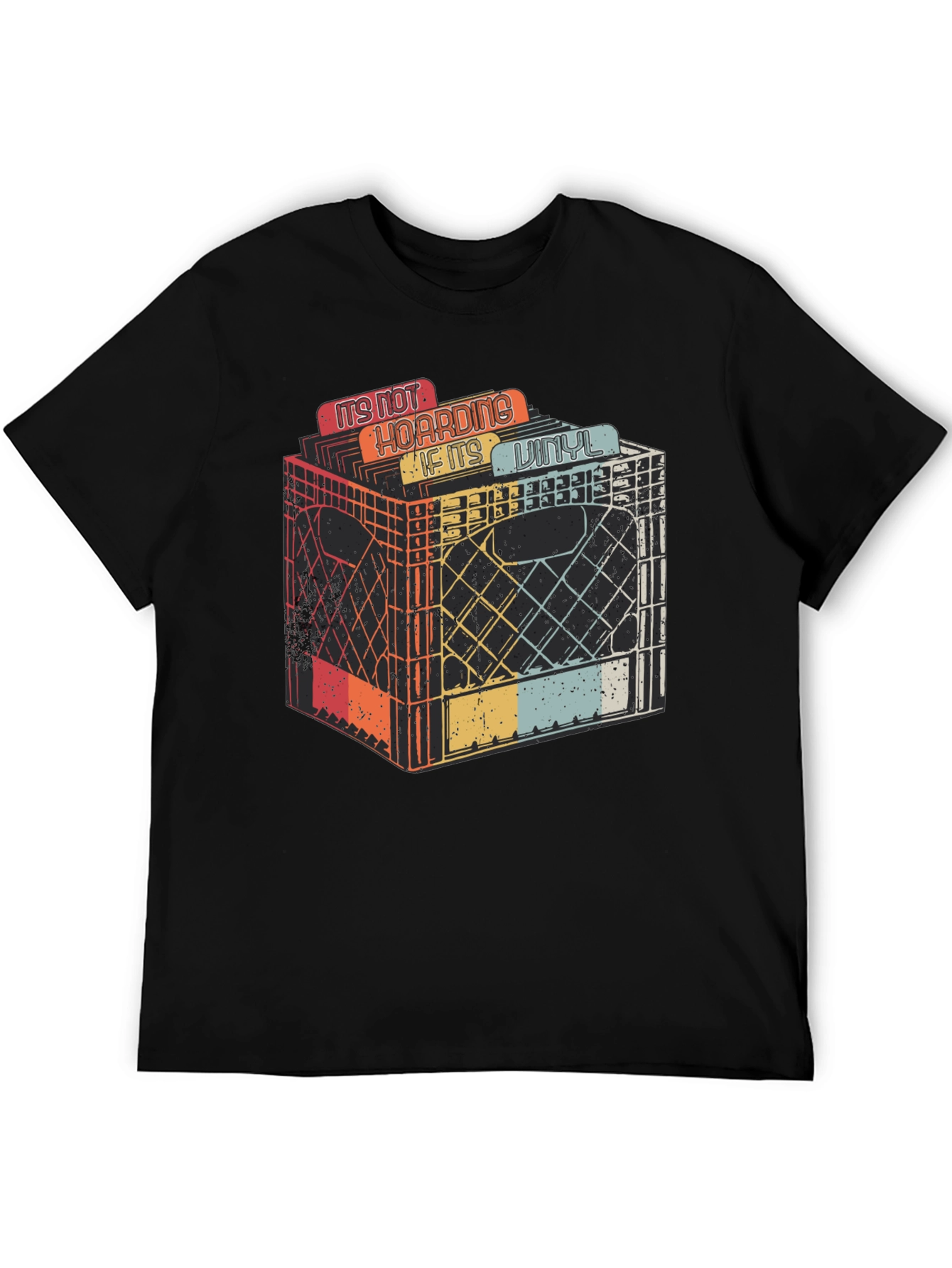 Vinyl Record Collector T-Shirt - Hoarding Graphic Tee - 5