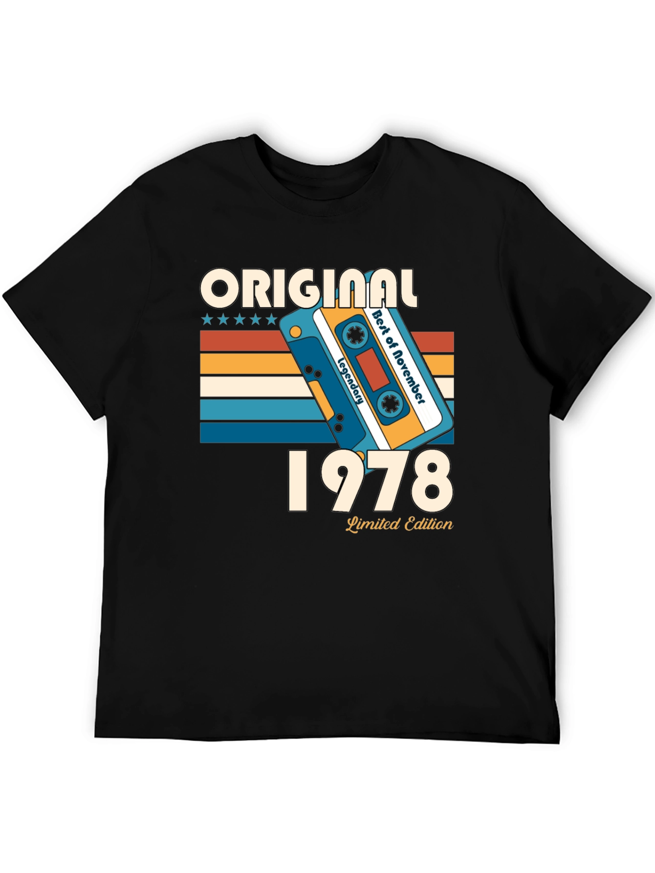 Black Original 1978 Limited Edition T-Shirt view 5