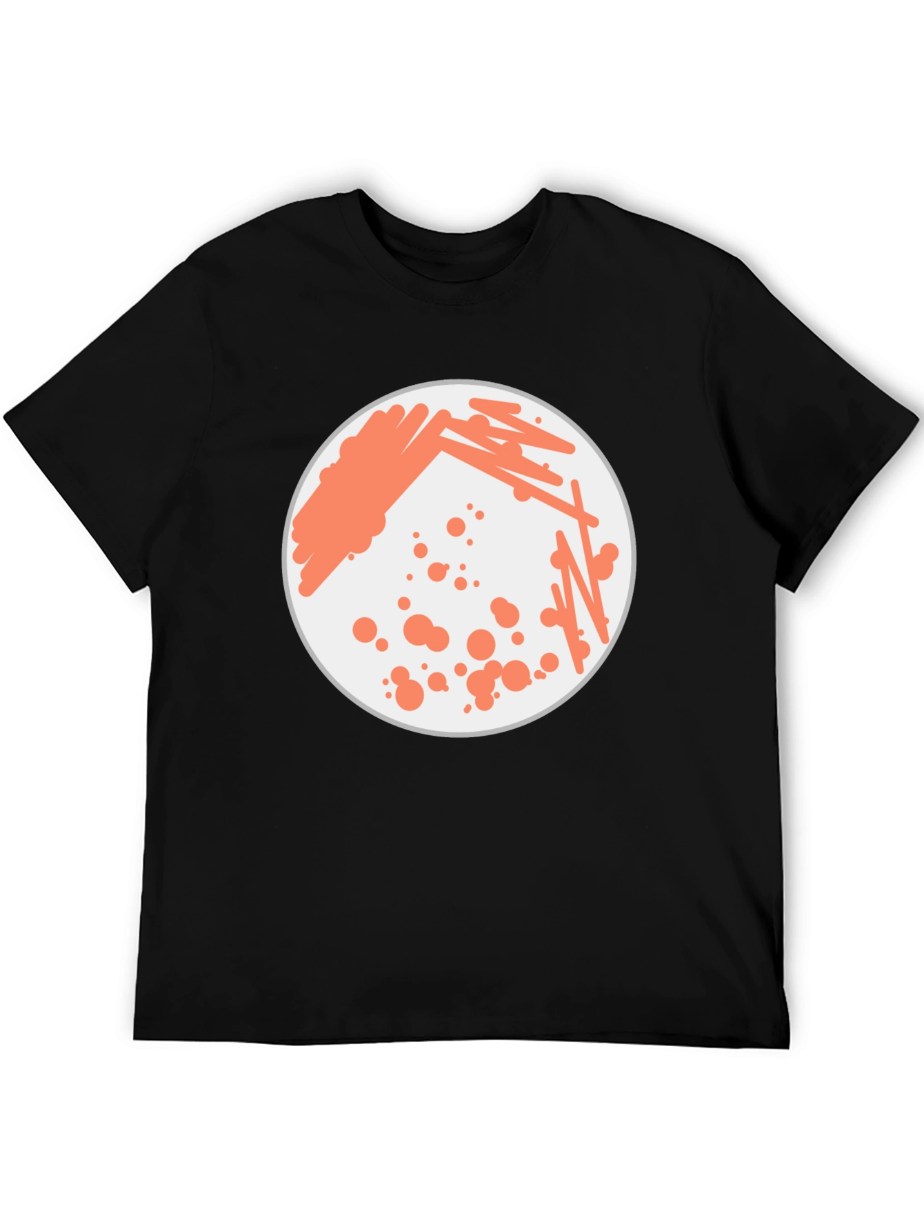 Black Bacterial Culture Graphic Tee - Science Inspired Apparel view 5