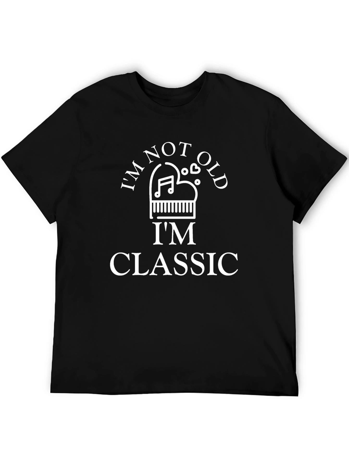 Black I'm Not Old, I'm Classic Black T-Shirt view 5