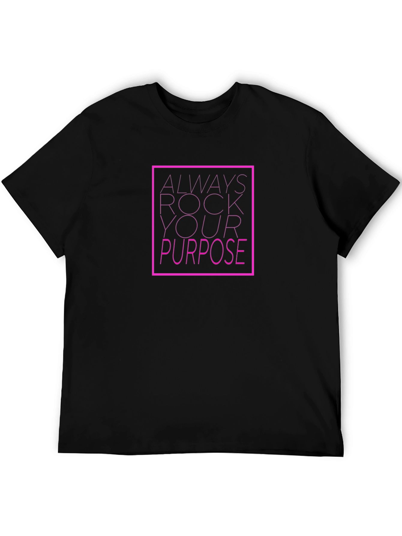 Black Rock Your Purpose Graphic Tee - Black view 5