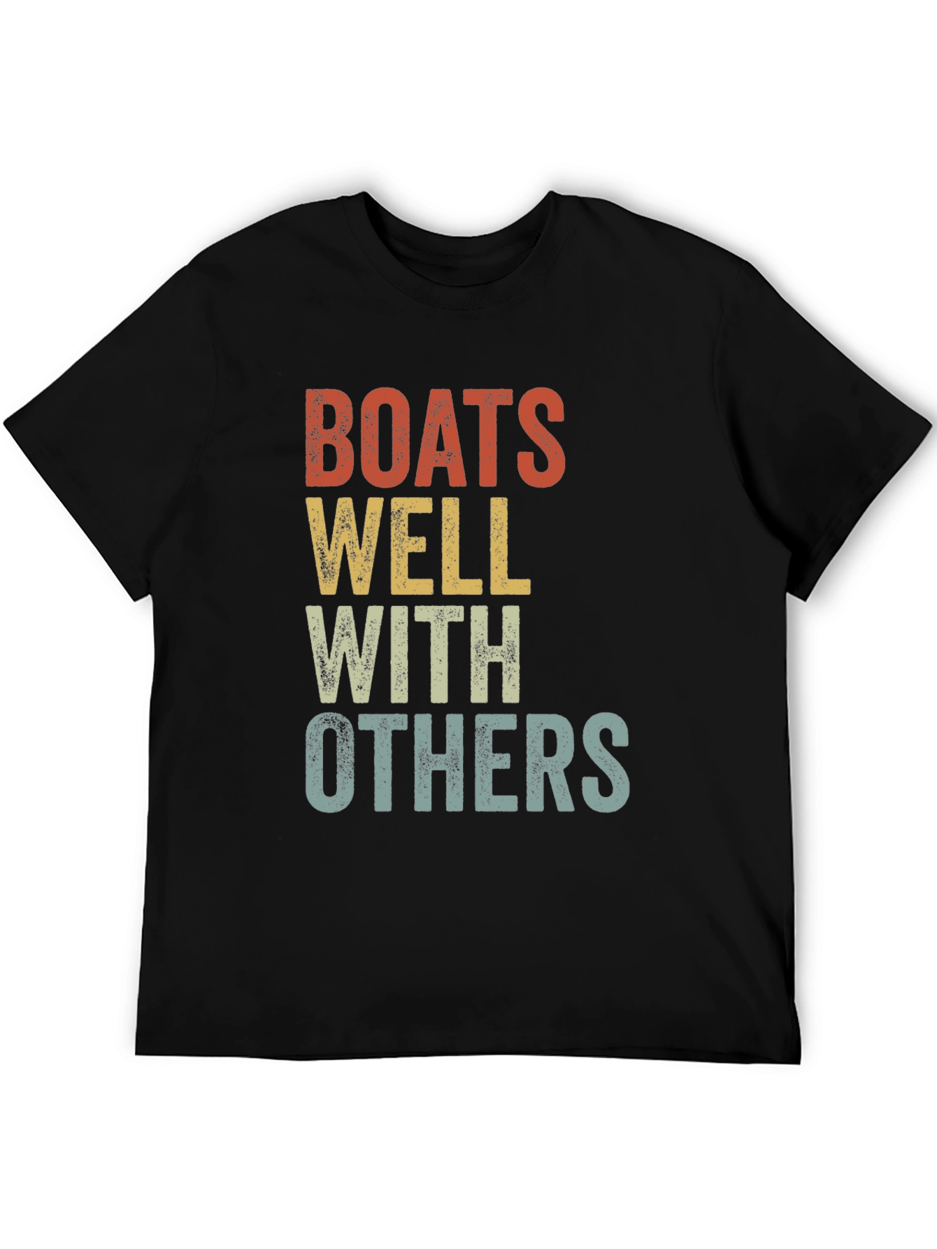 Boats Well With Others Graphic T-Shirt - 5