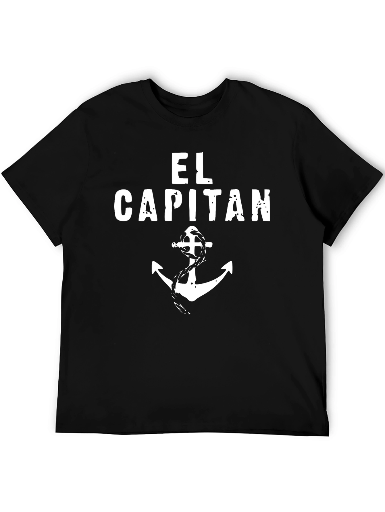 Black El Capitan Anchor Graphic T-Shirt view 5