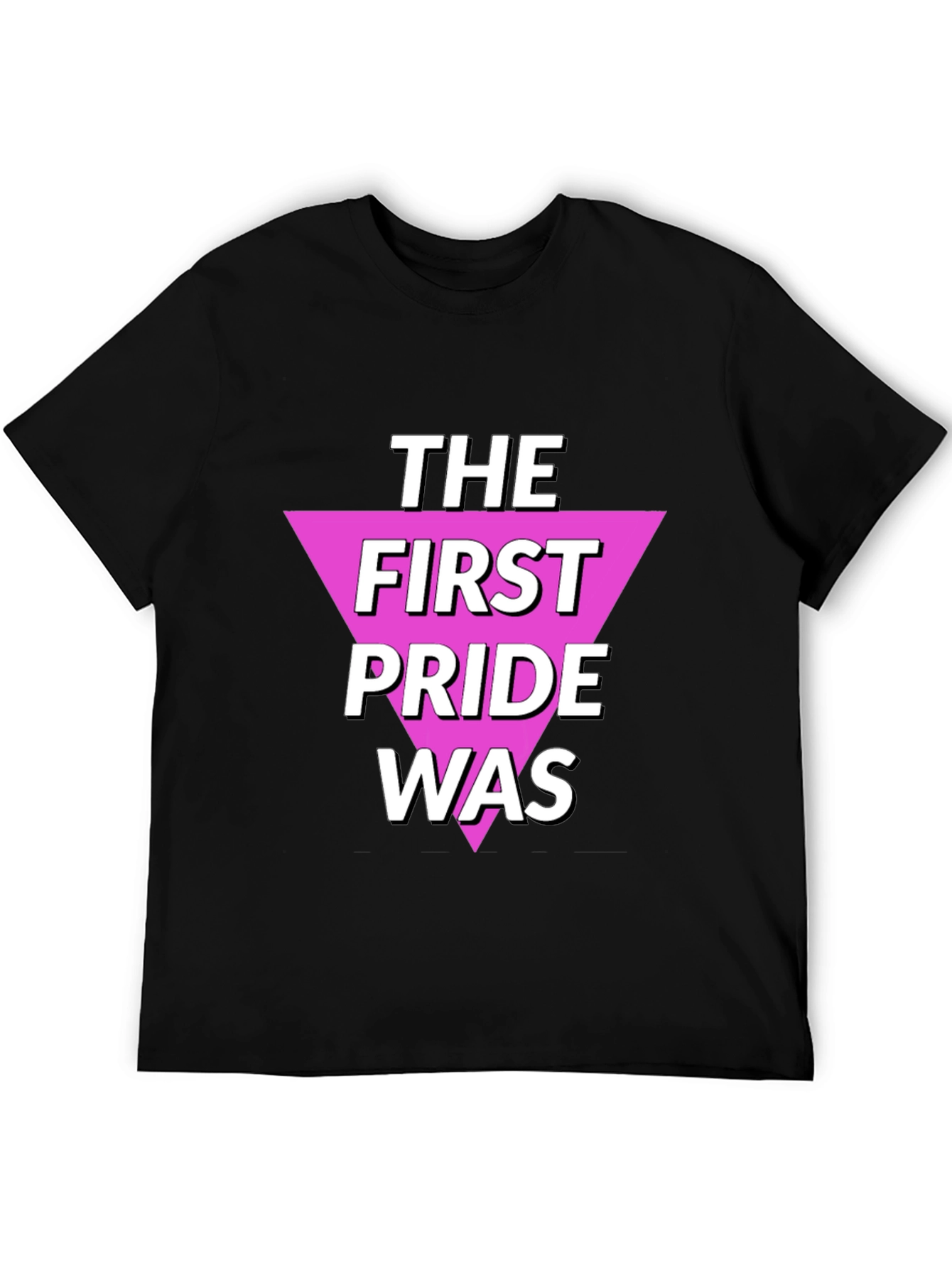 Black The First Pride Was Graphic Tee view 5