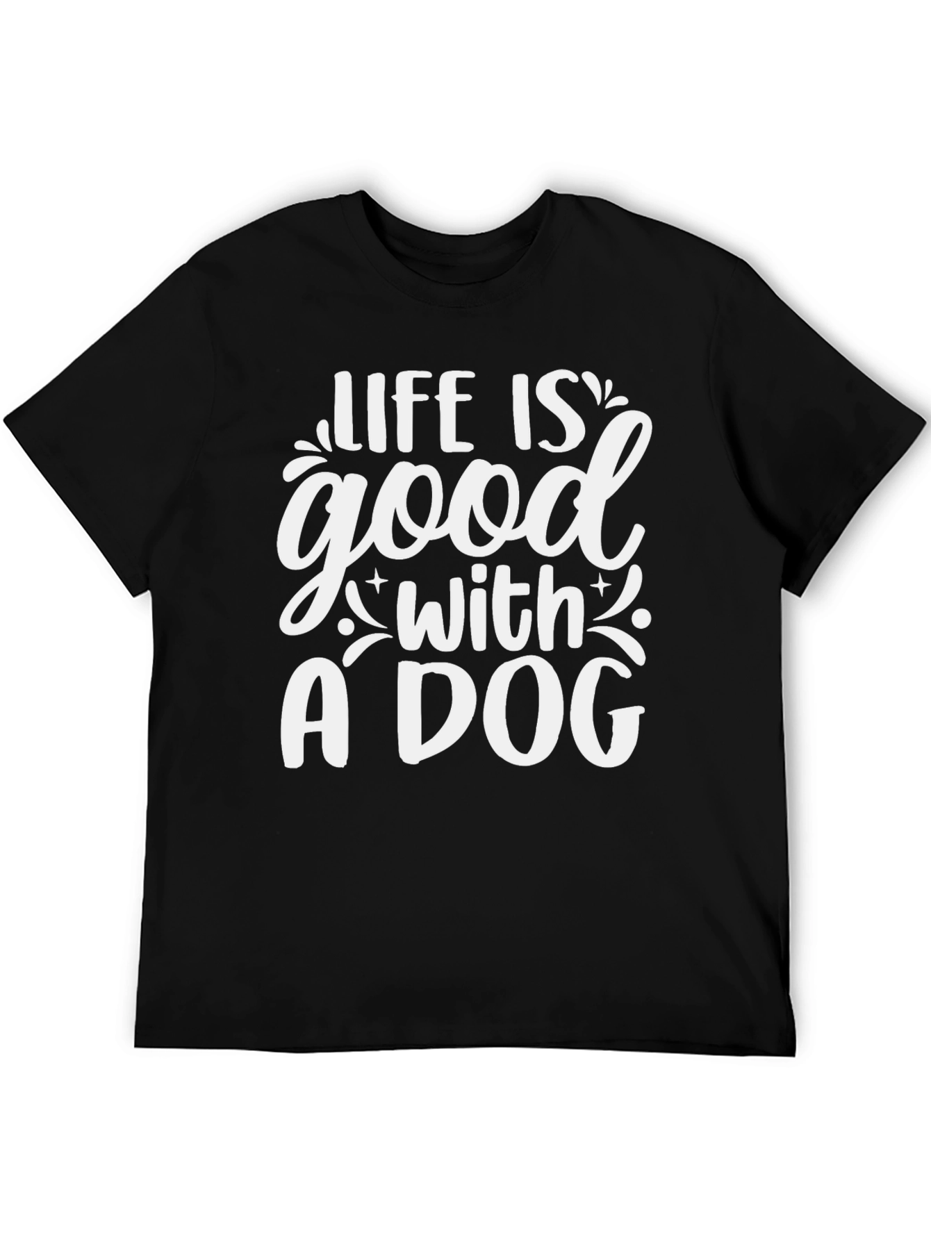Black Life is Good with a Dog T-Shirt view 5