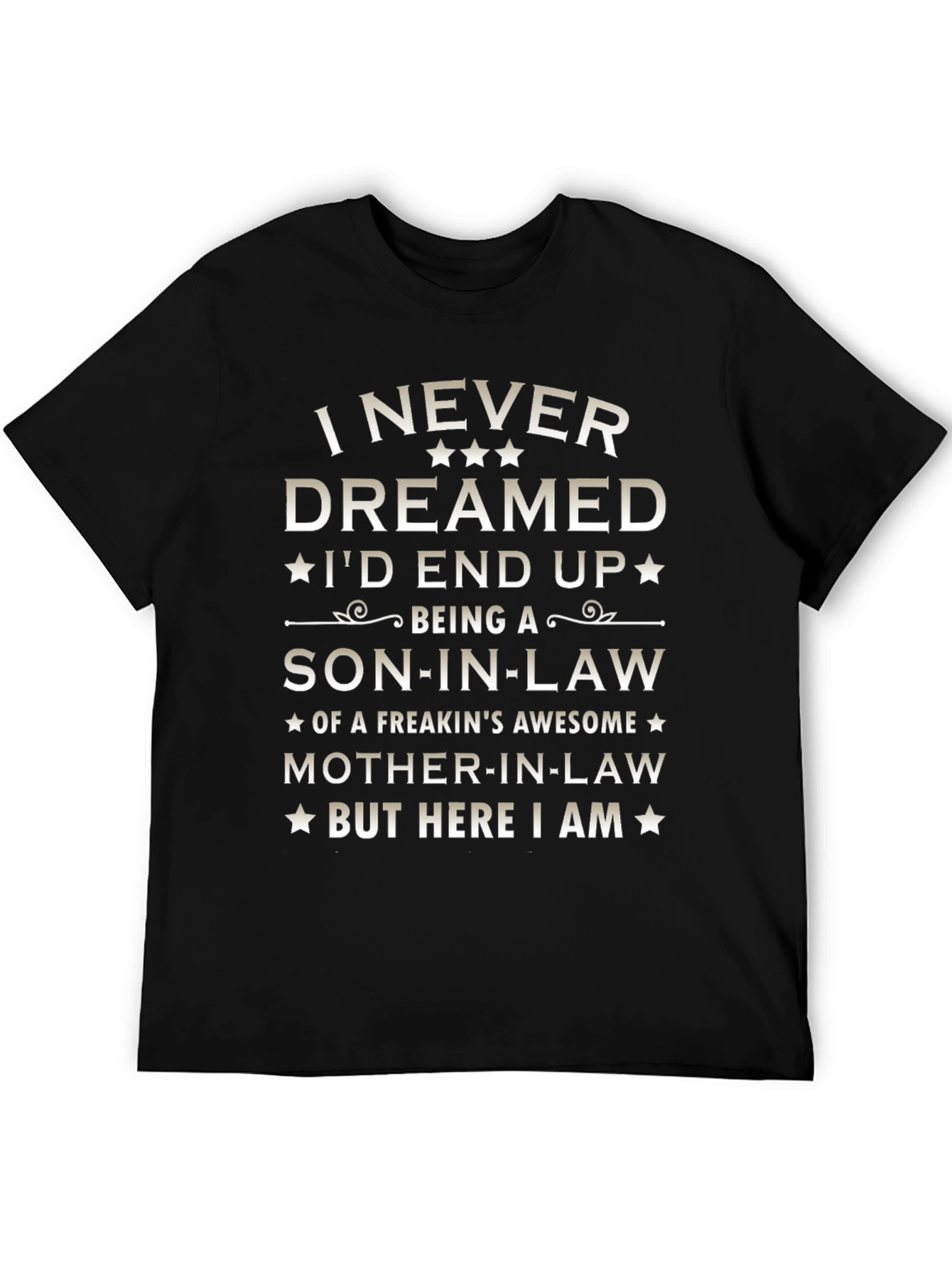 Black Son-In-Law Graphic Tee - Awesome Mother-In-Law view 5