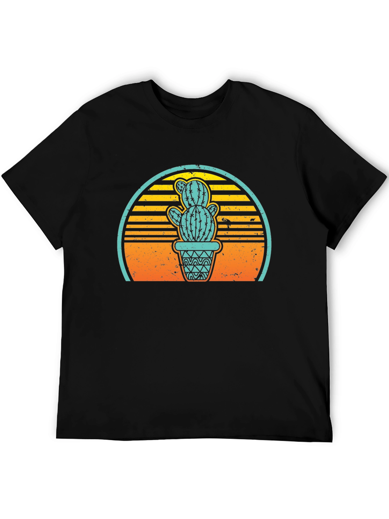 Cactus Sunset T-Shirt - Retro Desert Style - 5