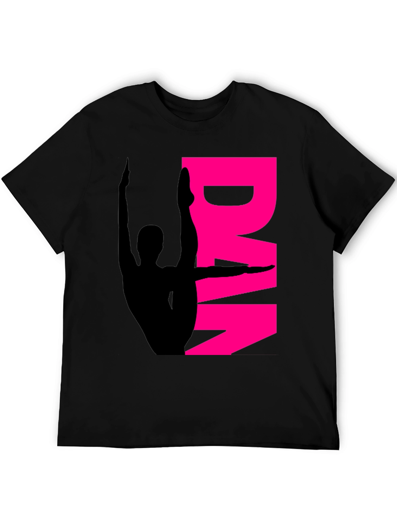 Black Dancer Silhouette Graphic Tee view 5