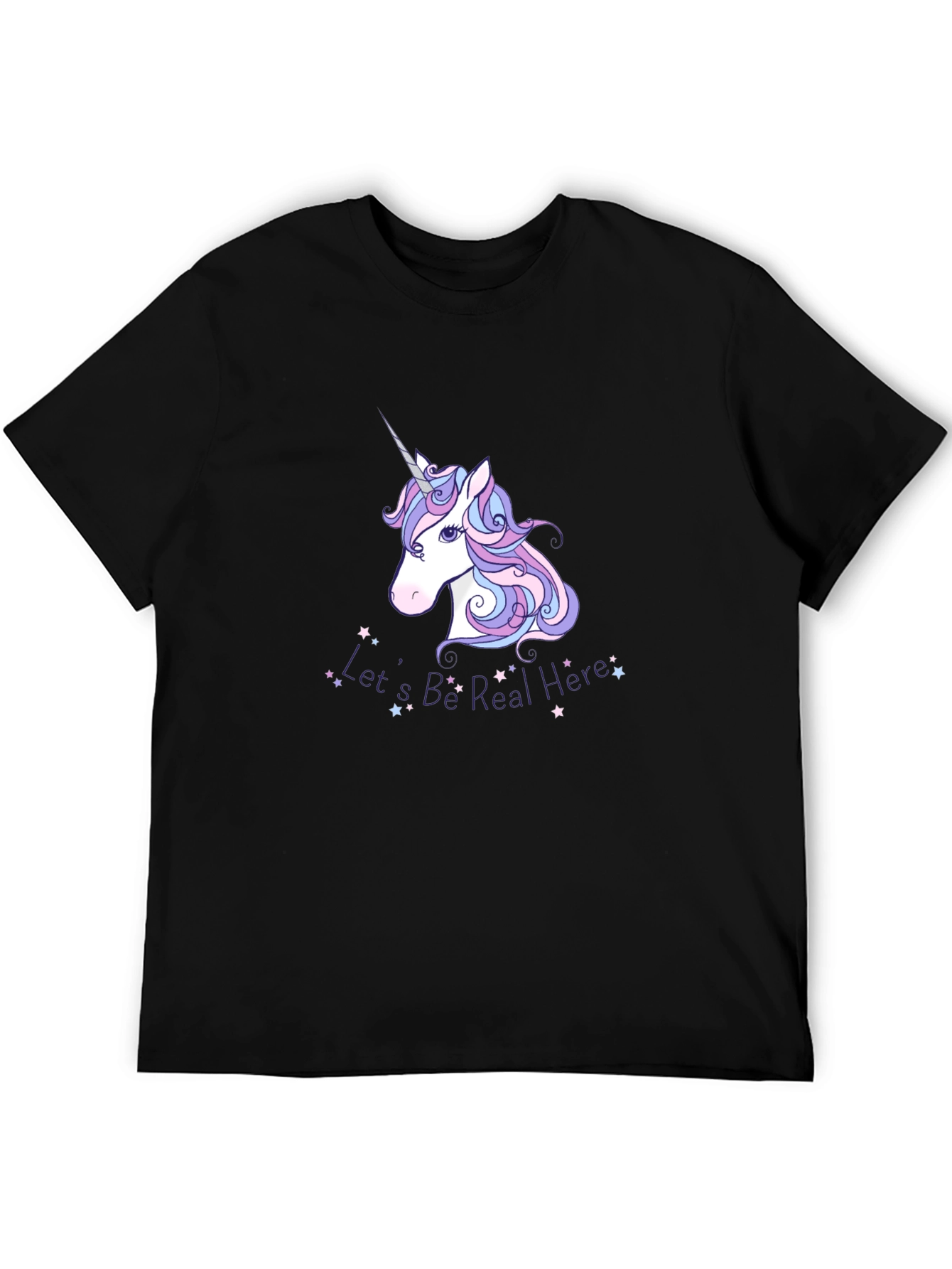 Black Unicorn Graphic Tee - Let's Be Real view 5