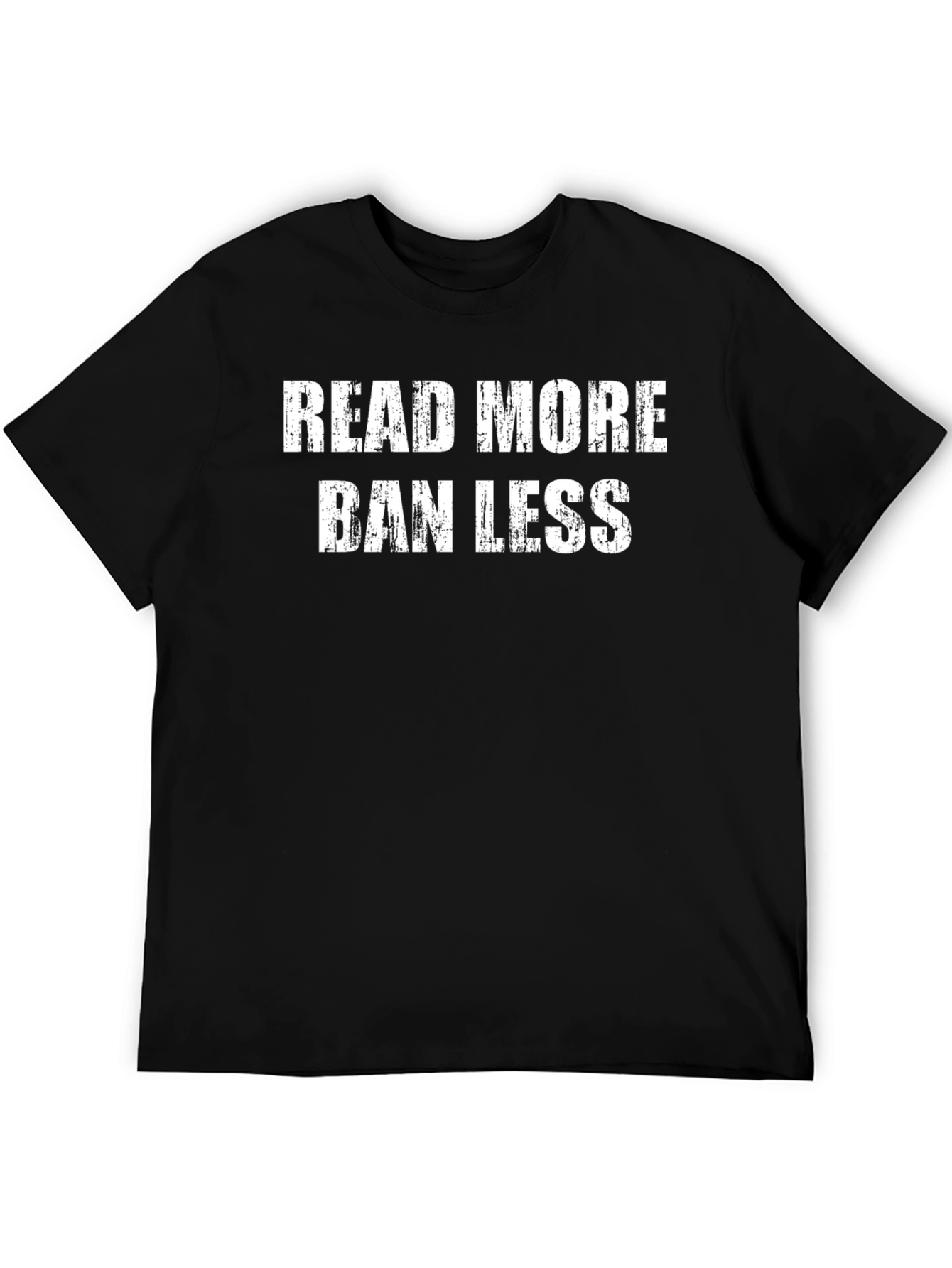 Black Read More Ban Less Graphic T-Shirt view 5
