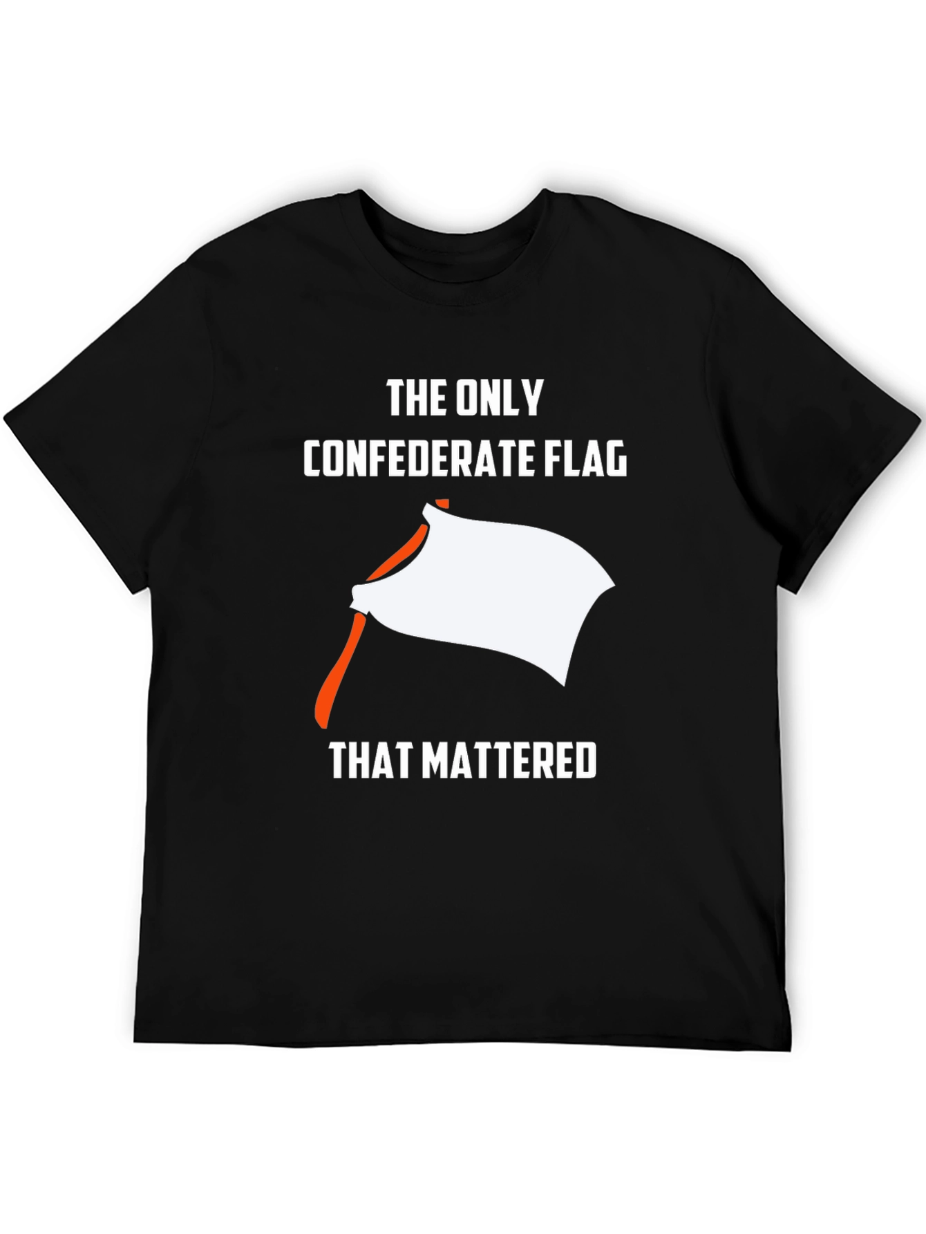 Black Confederate Flag Parody T-Shirt view 5