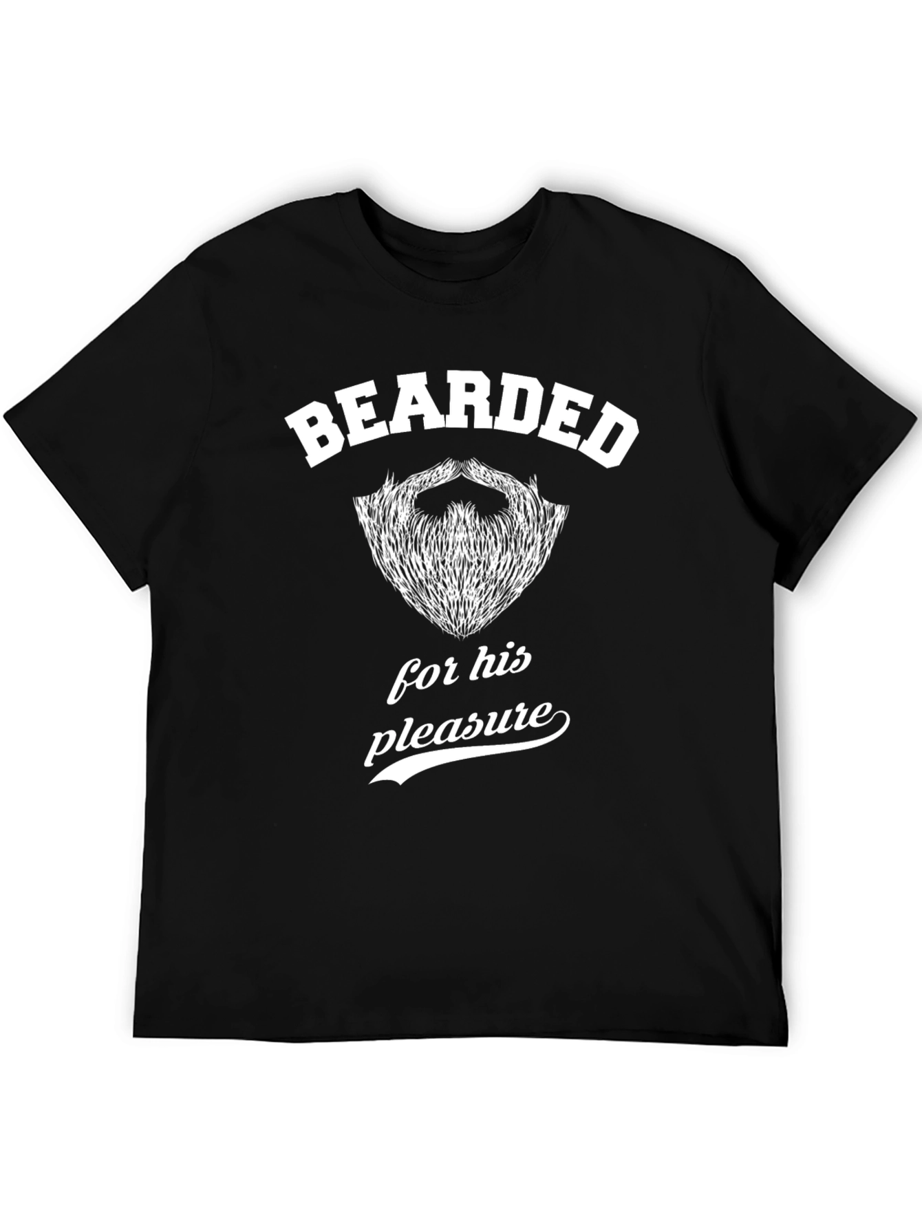 Black Bearded for His Pleasure Graphic T-Shirt view 5