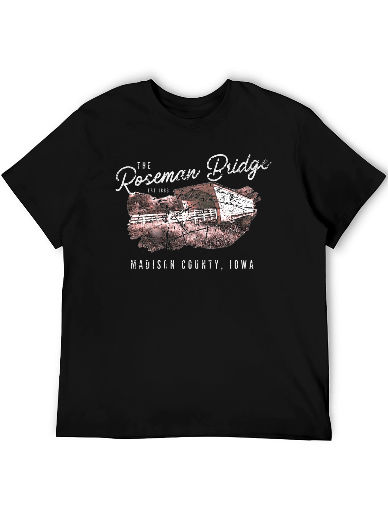 Roseman Bridge Iowa Graphic Tee - 5