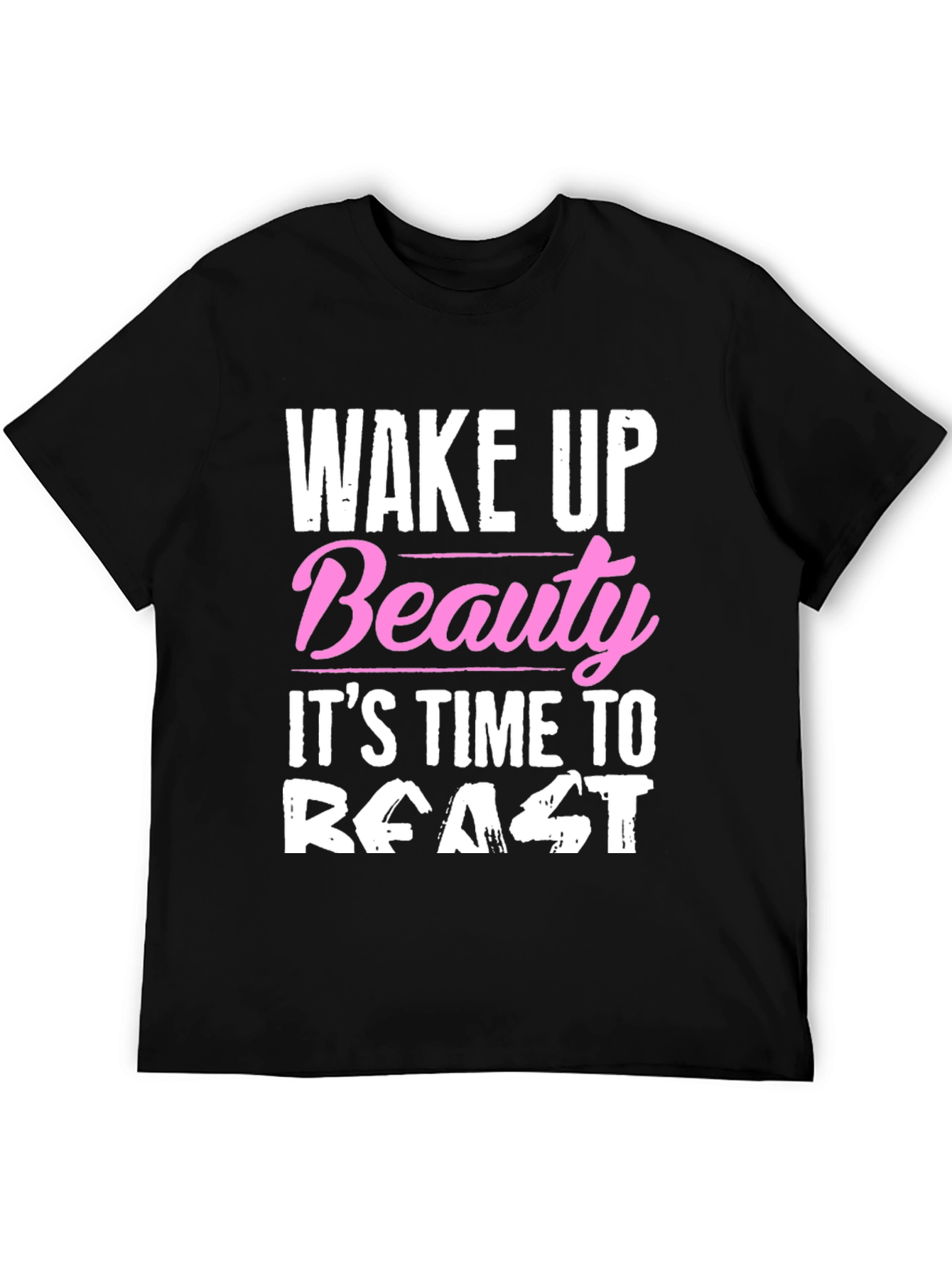 Black Wake Up Beauty, It's Time to Feast T-Shirt view 5