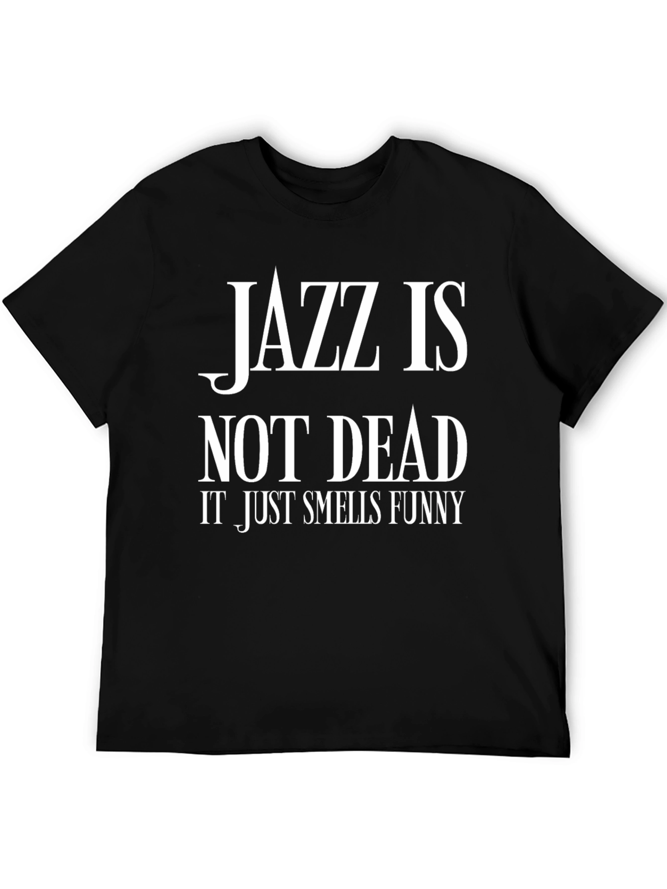 Black Jazz Is Not Dead Funny Graphic Tee view 5