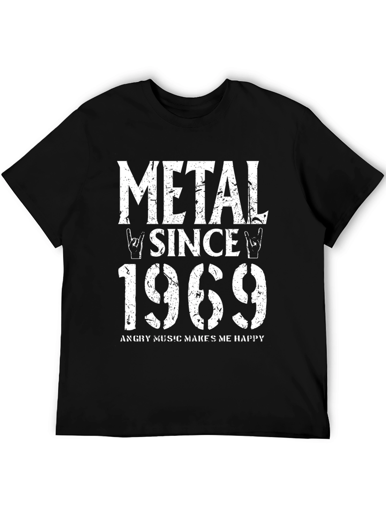 Black Metal Since 1969 Graphic Tee - Rock and Roll T-Shirt view 5