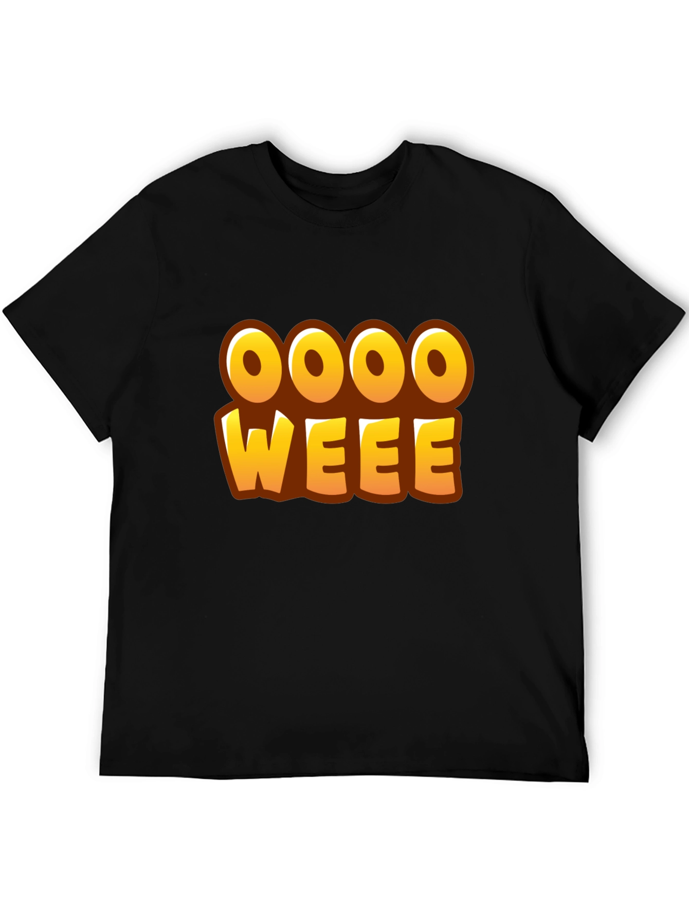 Black Oooo Weee! T-Shirt - Fun Graphic Tee view 5