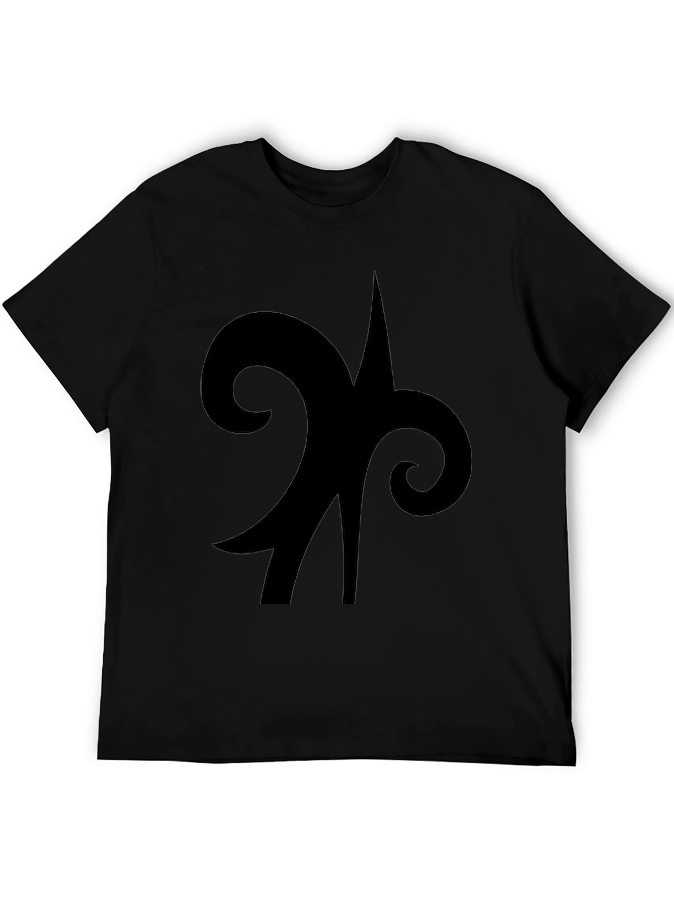 Black Black Symbol Graphic Tee - Casual Cotton Comfort view 5