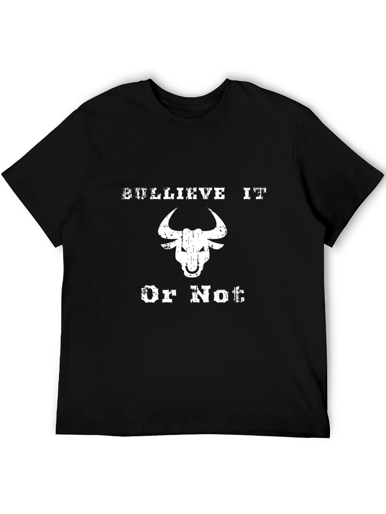 Black Bullieve It Or Not Graphic Tee view 5