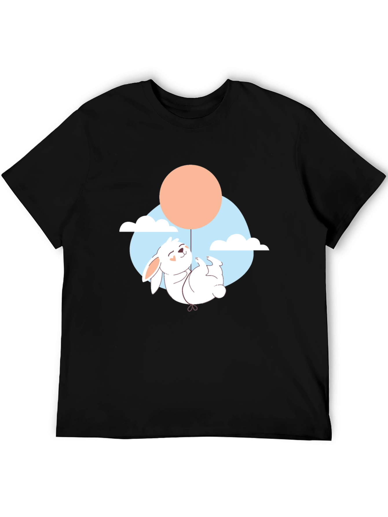 Black Rabbit Balloon Graphic Tee view 5