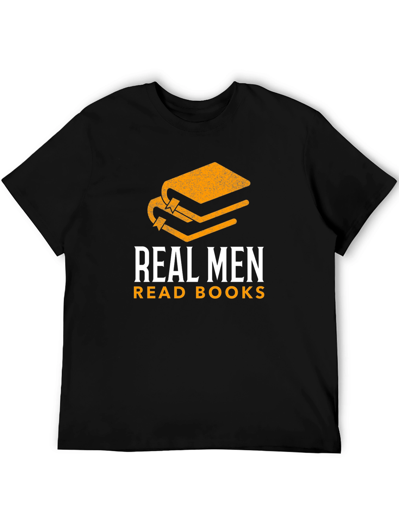 Black Real Men Read Books Graphic Tee - Book Lover Gift view 5
