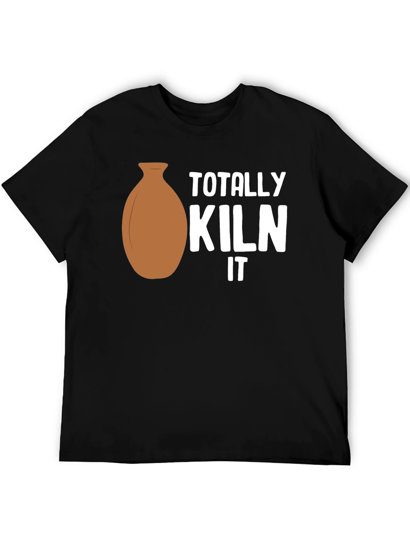 Black Totally Kiln It Pottery T-Shirt view 5