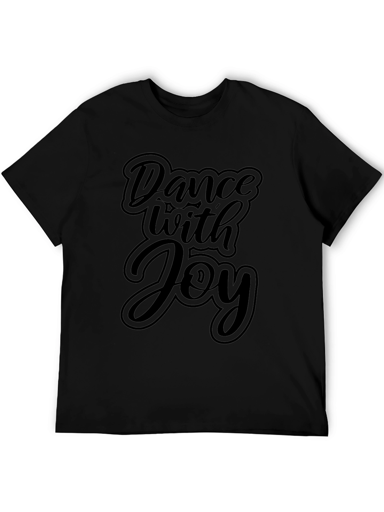 Black Dance with Joy Graphic T-Shirt - Black view 5