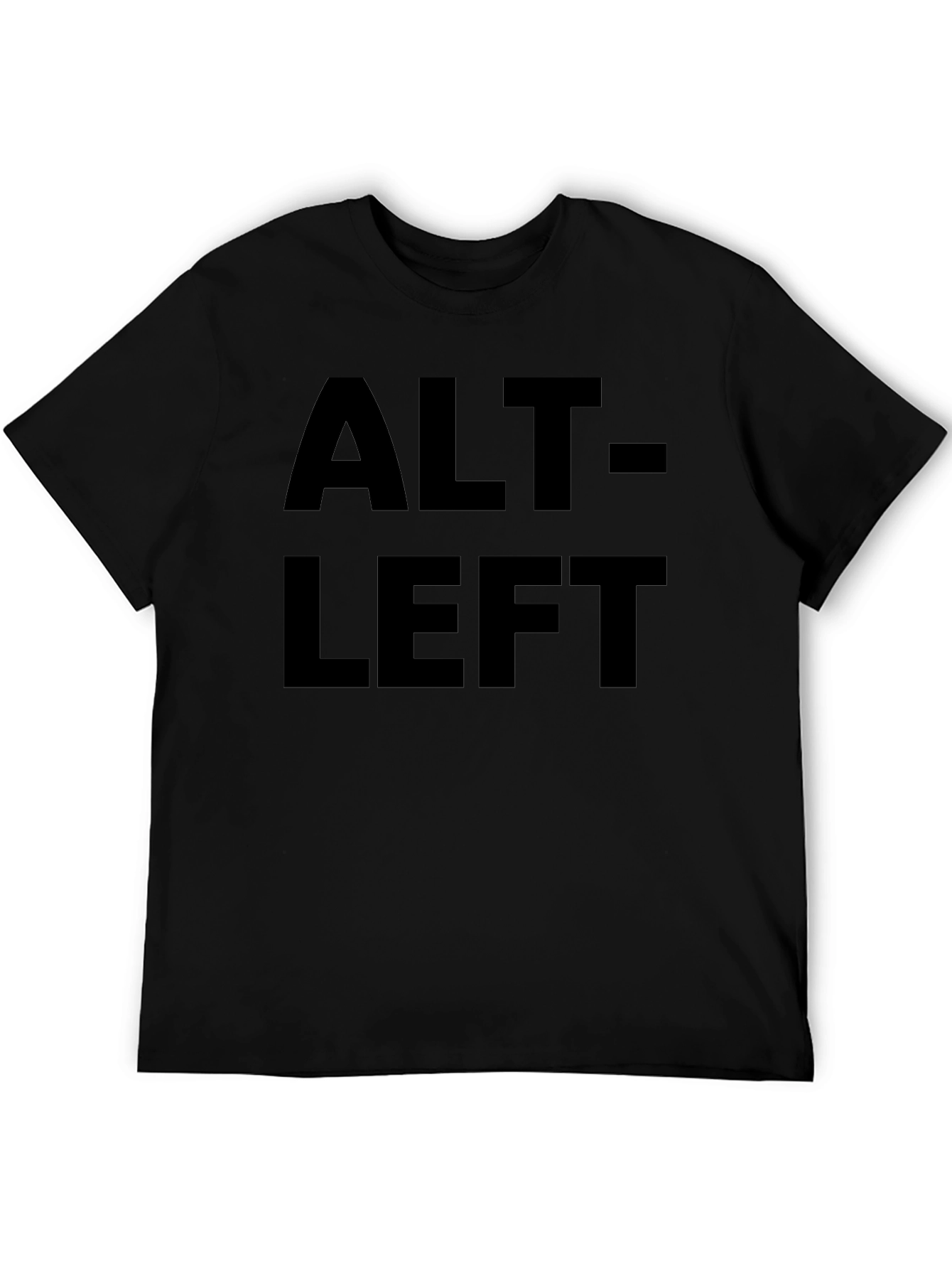 Black Alt-Left Graphic T-Shirt - Bold Statement Tee view 5