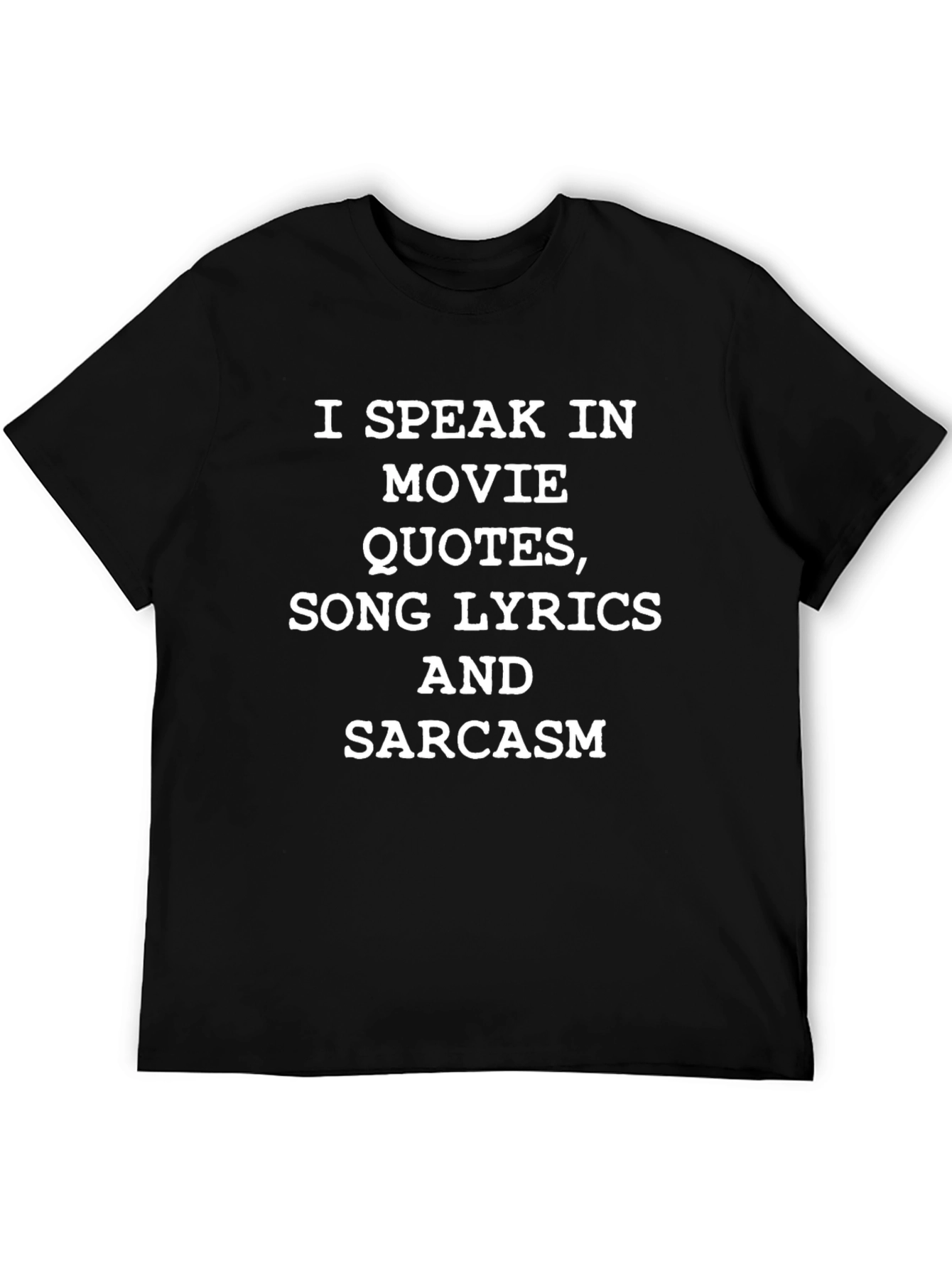 Black Humorous Movie Quote T-Shirt view 5