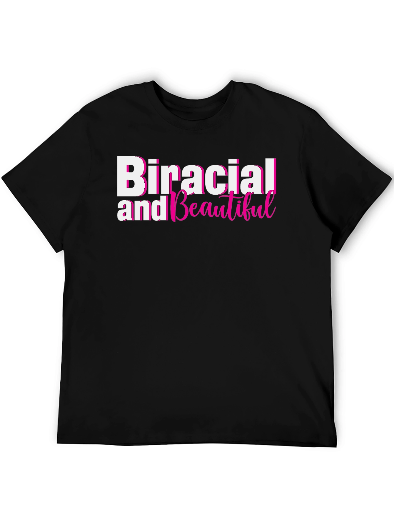 Black Biracial and Beautiful Black T-Shirt view 5
