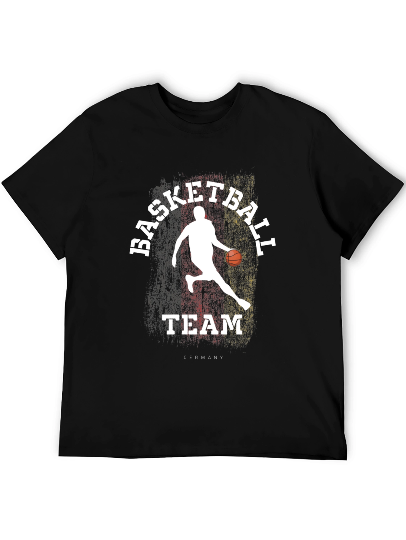 Germany Basketball Team Black T-Shirt - 5