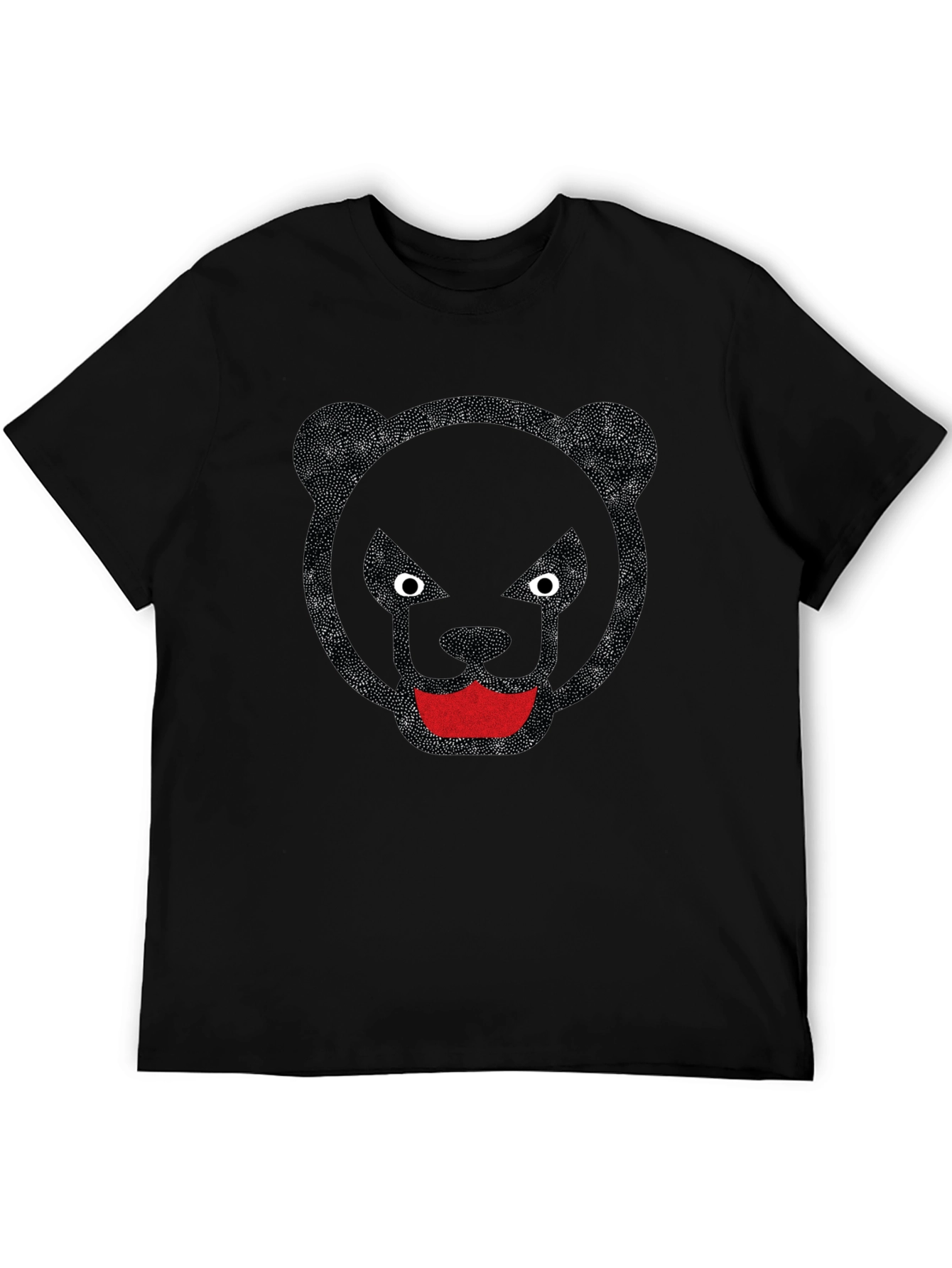 Black Bear Graphic Black T-Shirt view 5