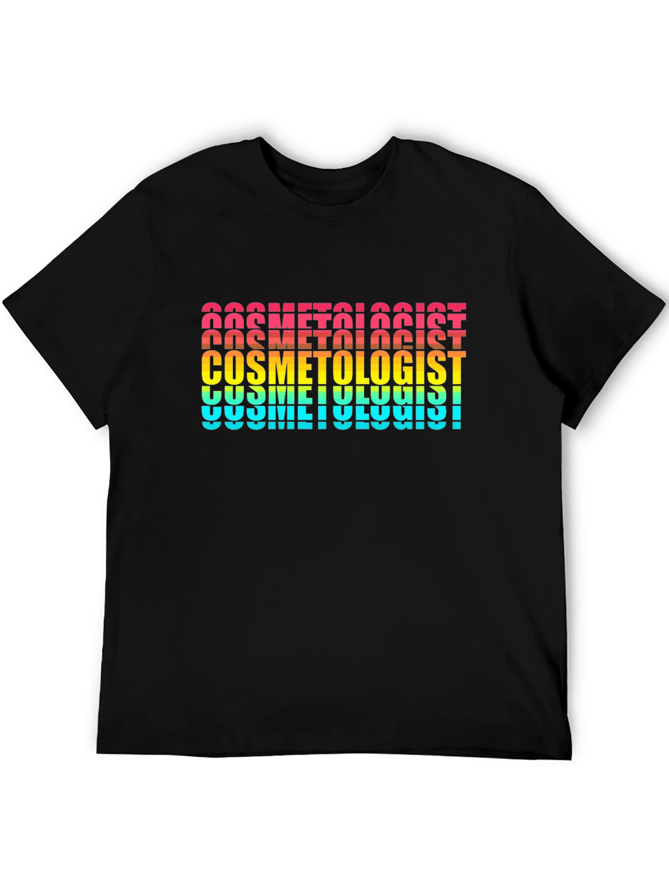 Black Cosmetologist Pride T-Shirt view 5