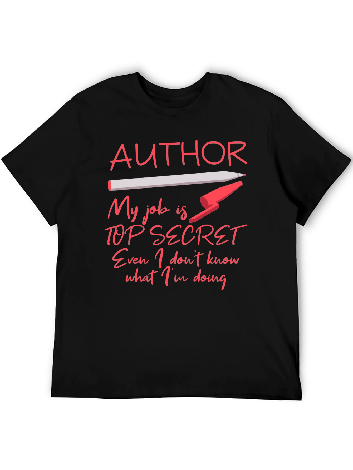 Author Top Secret Job T-Shirt - 5