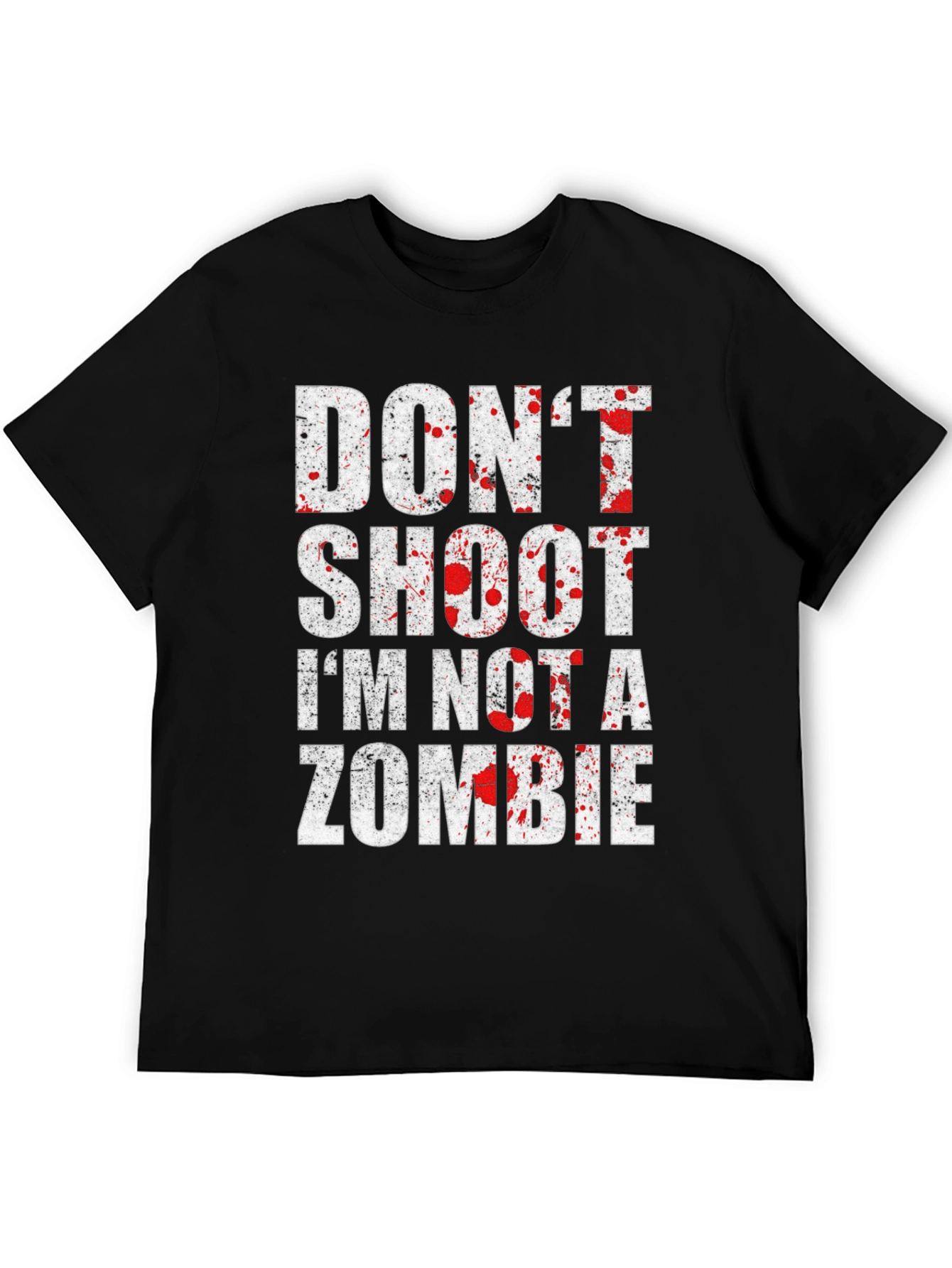 Black Don't Shoot Zombie Graphic Tee view 5