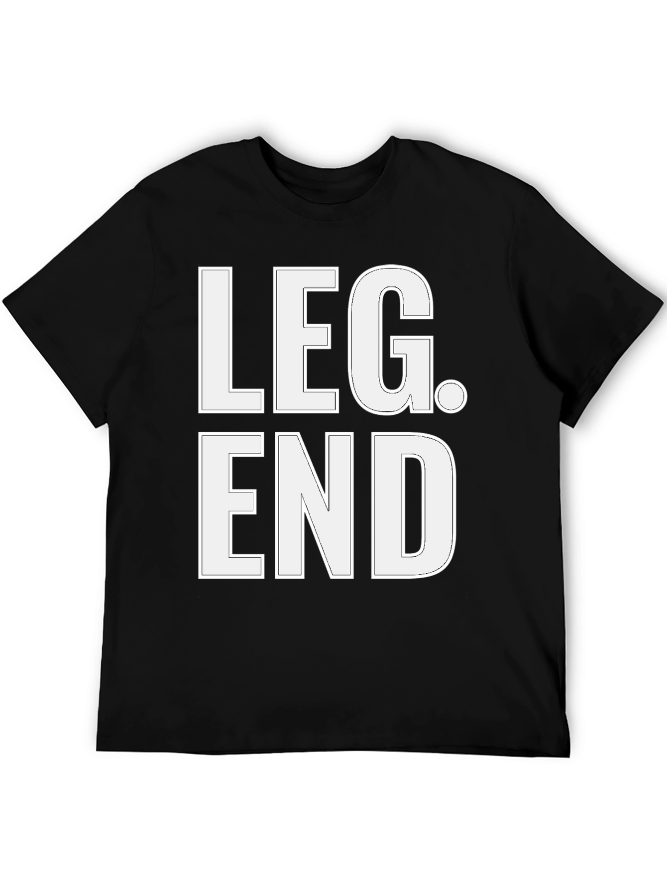 Black Legend Graphic Tee - Bold Statement Shirt view 5