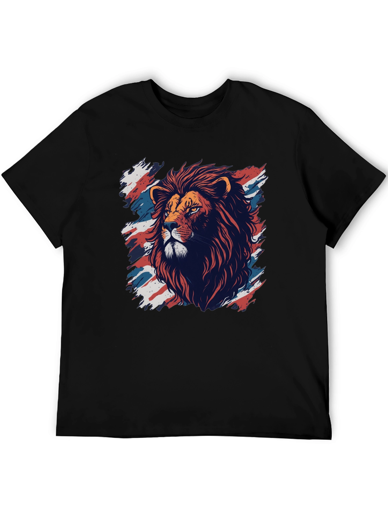 Black Lion Graphic T-Shirt - Bold Artistic Design view 5