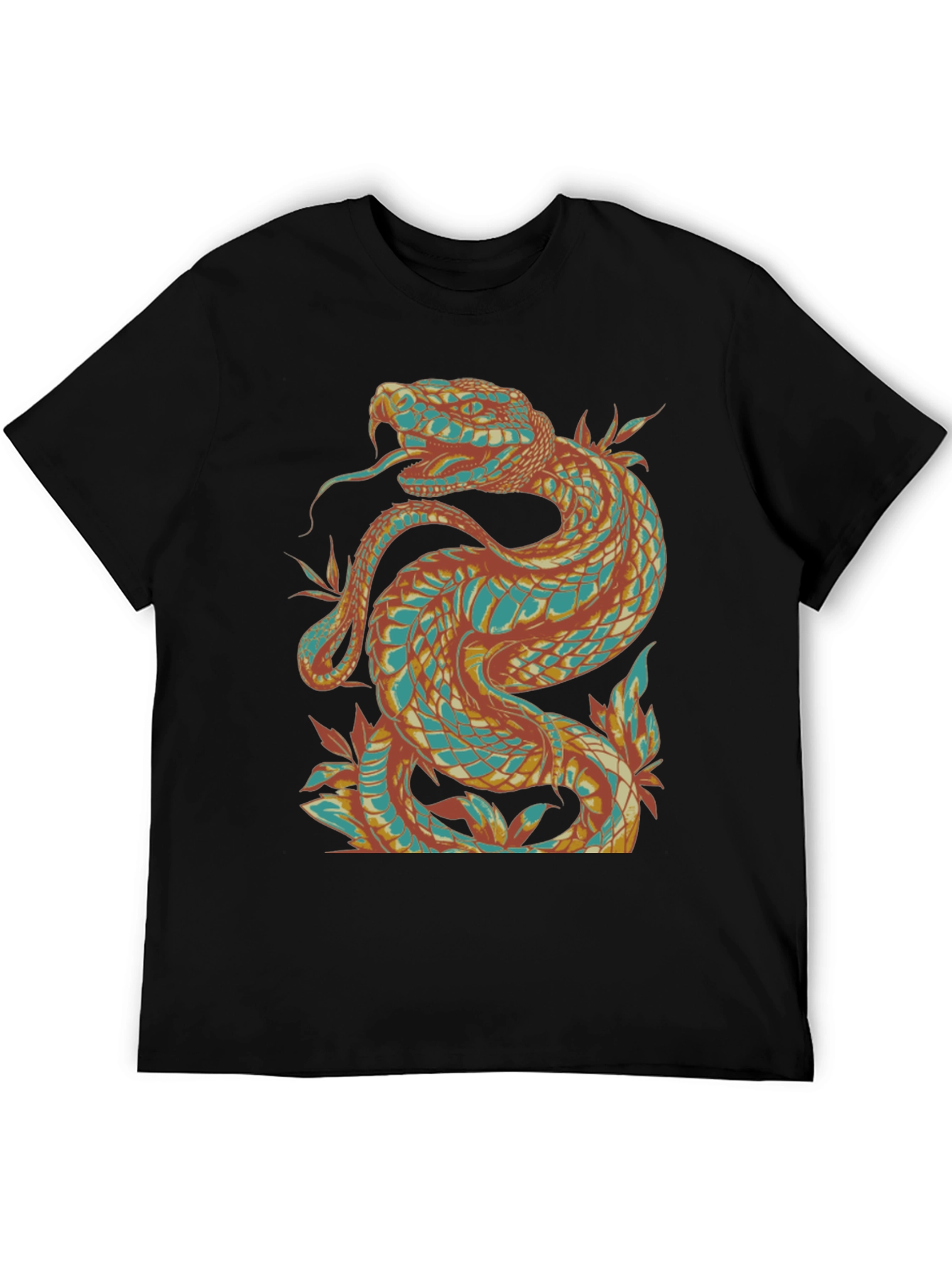 Black Snake Graphic Tee - Cool & Unique Design view 5