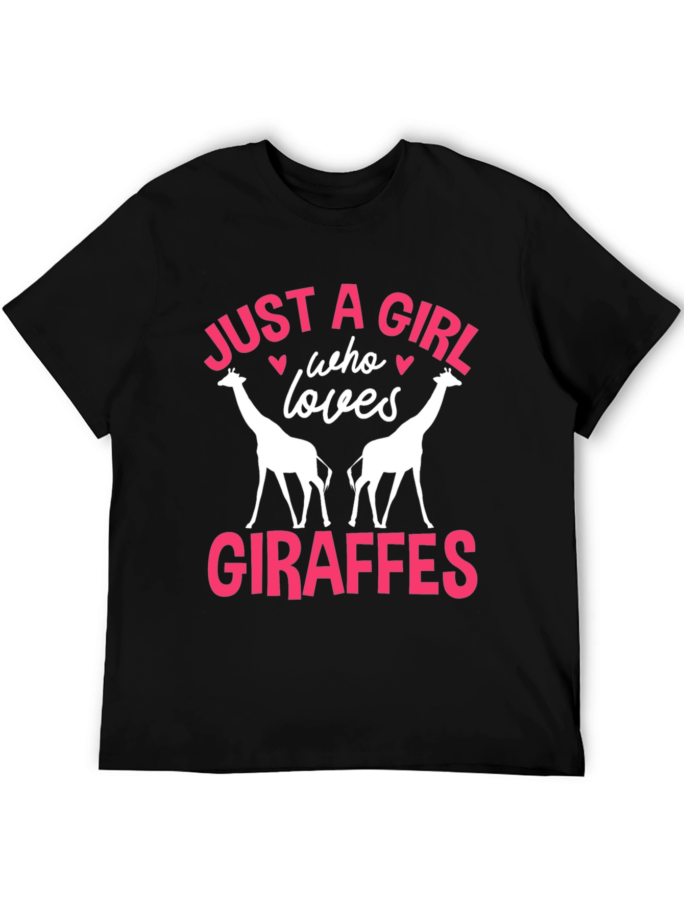 Just a Girl Who Loves Giraffes T-Shirt - 5