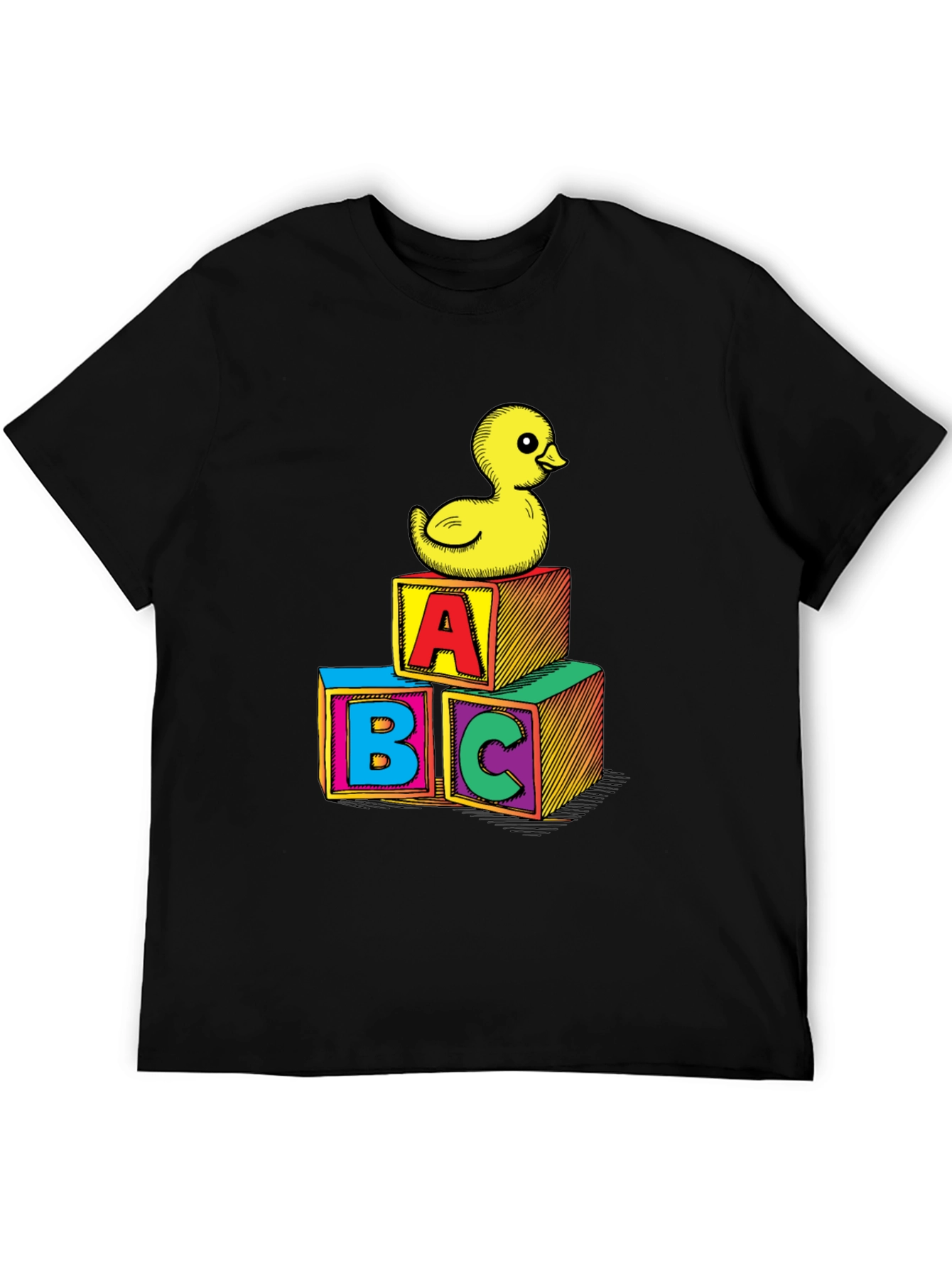 Black Duck & ABC Blocks Graphic Tee view 5