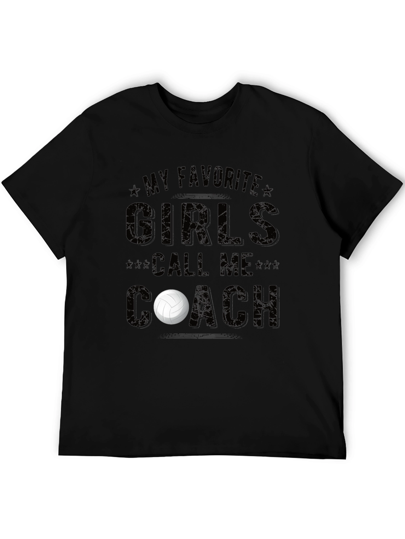 Black My Favorite Girls Call Me Coach T-Shirt view 5