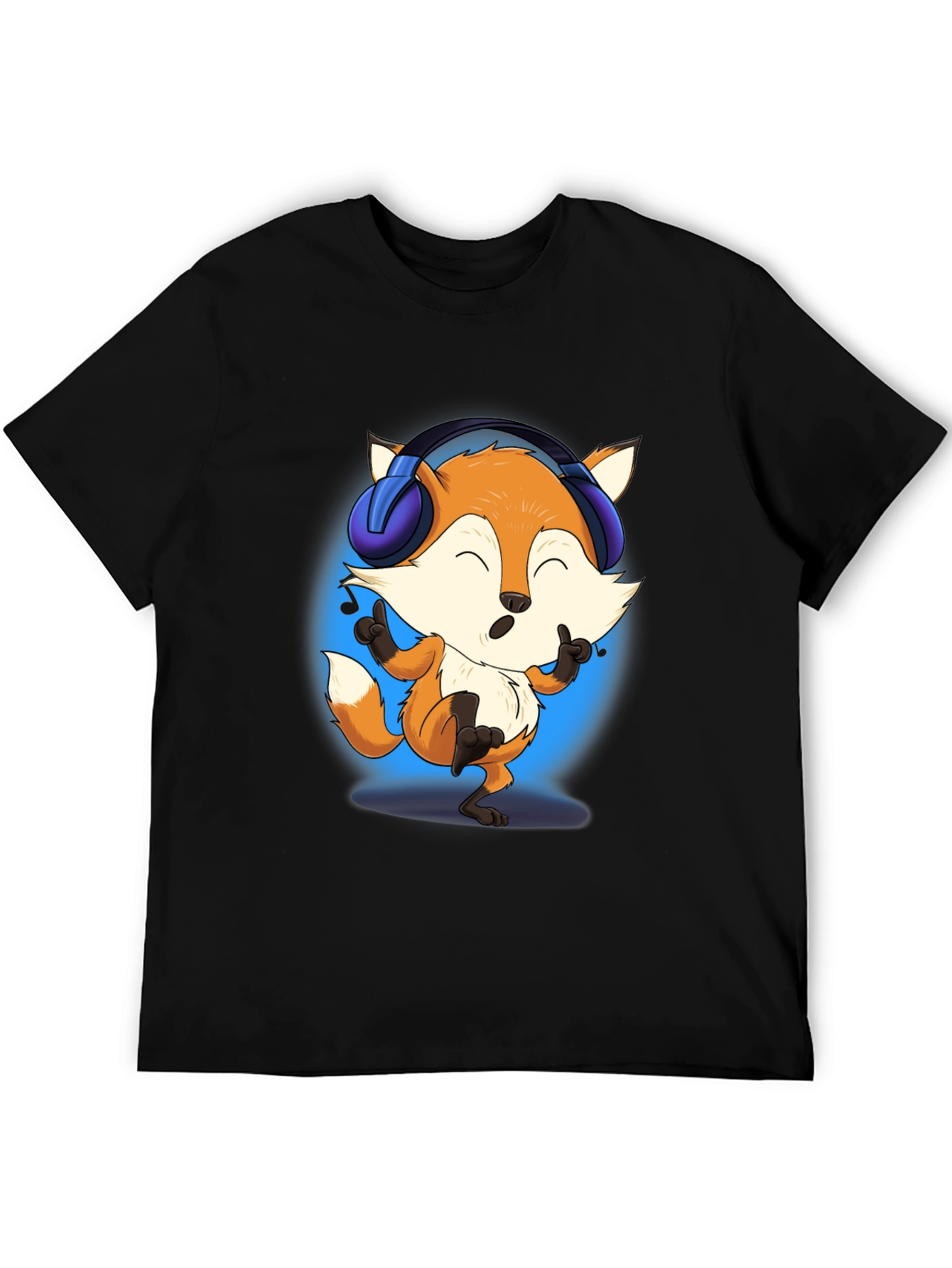Black Funky Fox Tee view 5