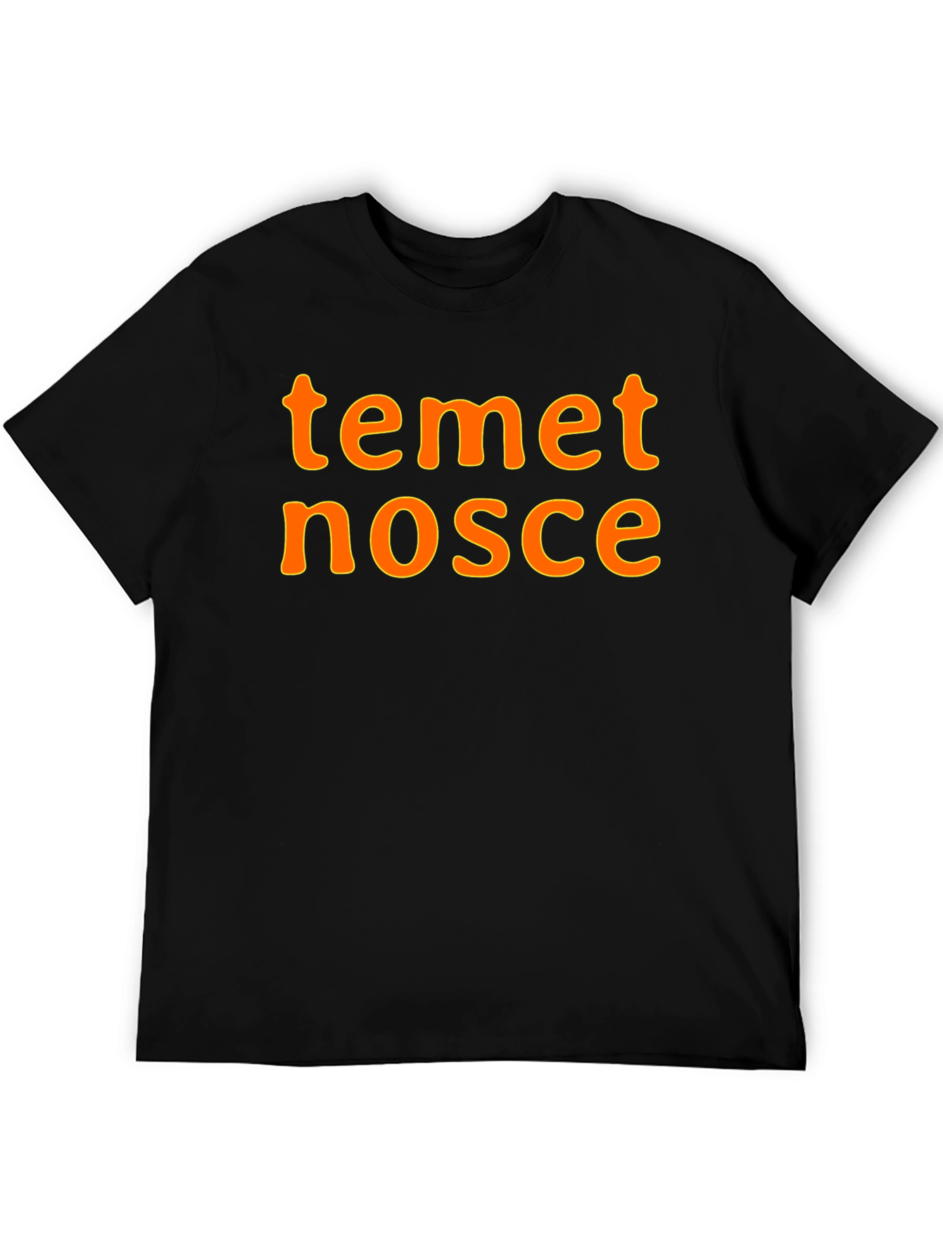 Black Temet Nosce Graphic Tee - Know Thyself T-Shirt view 5