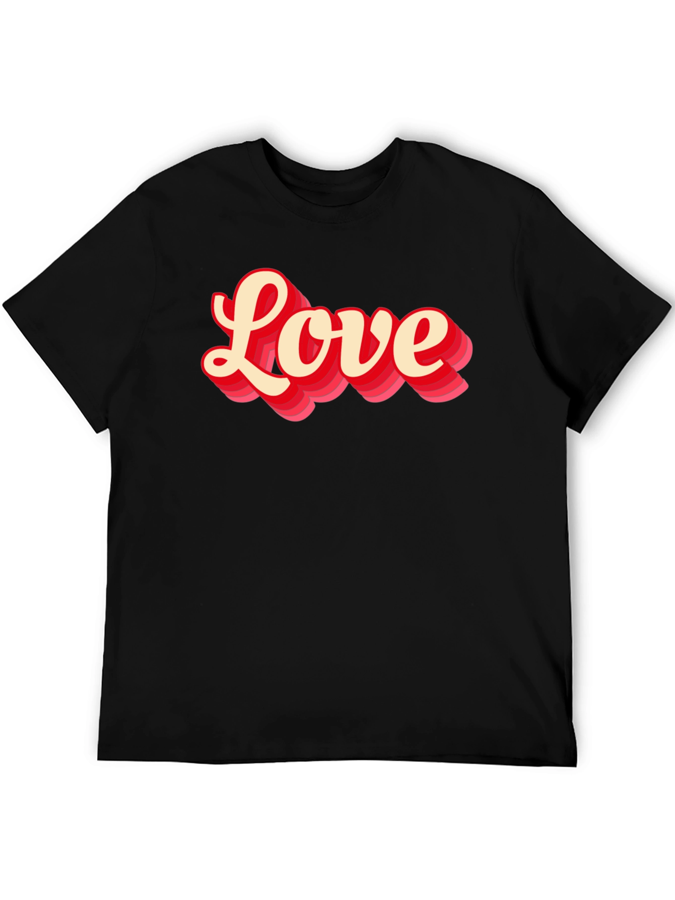 Black Love Graphic T-Shirt - Retro Style view 5