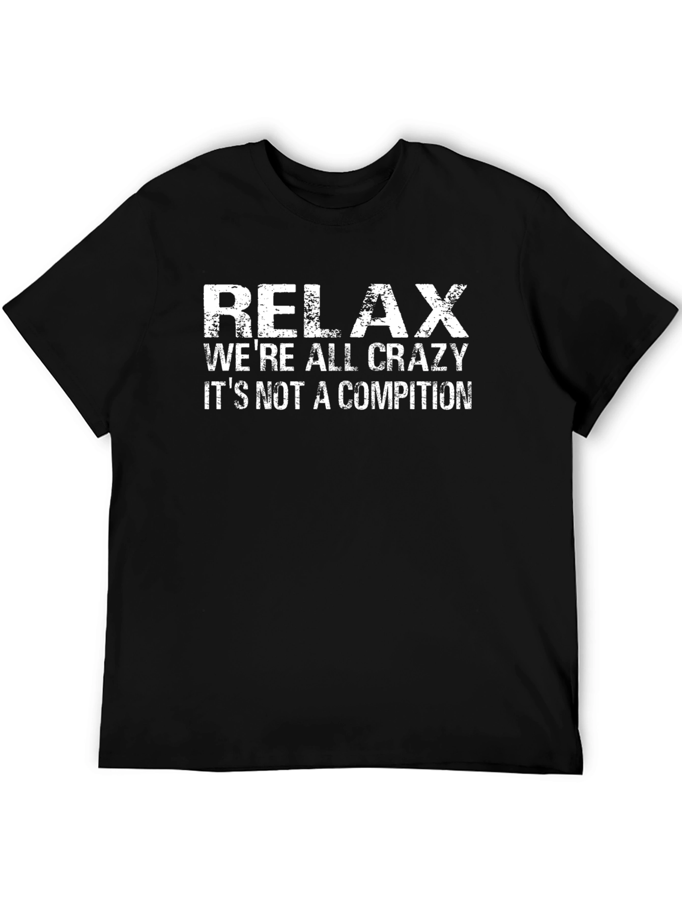 Black Relax Crazy Competition T-Shirt - Menswear view 5