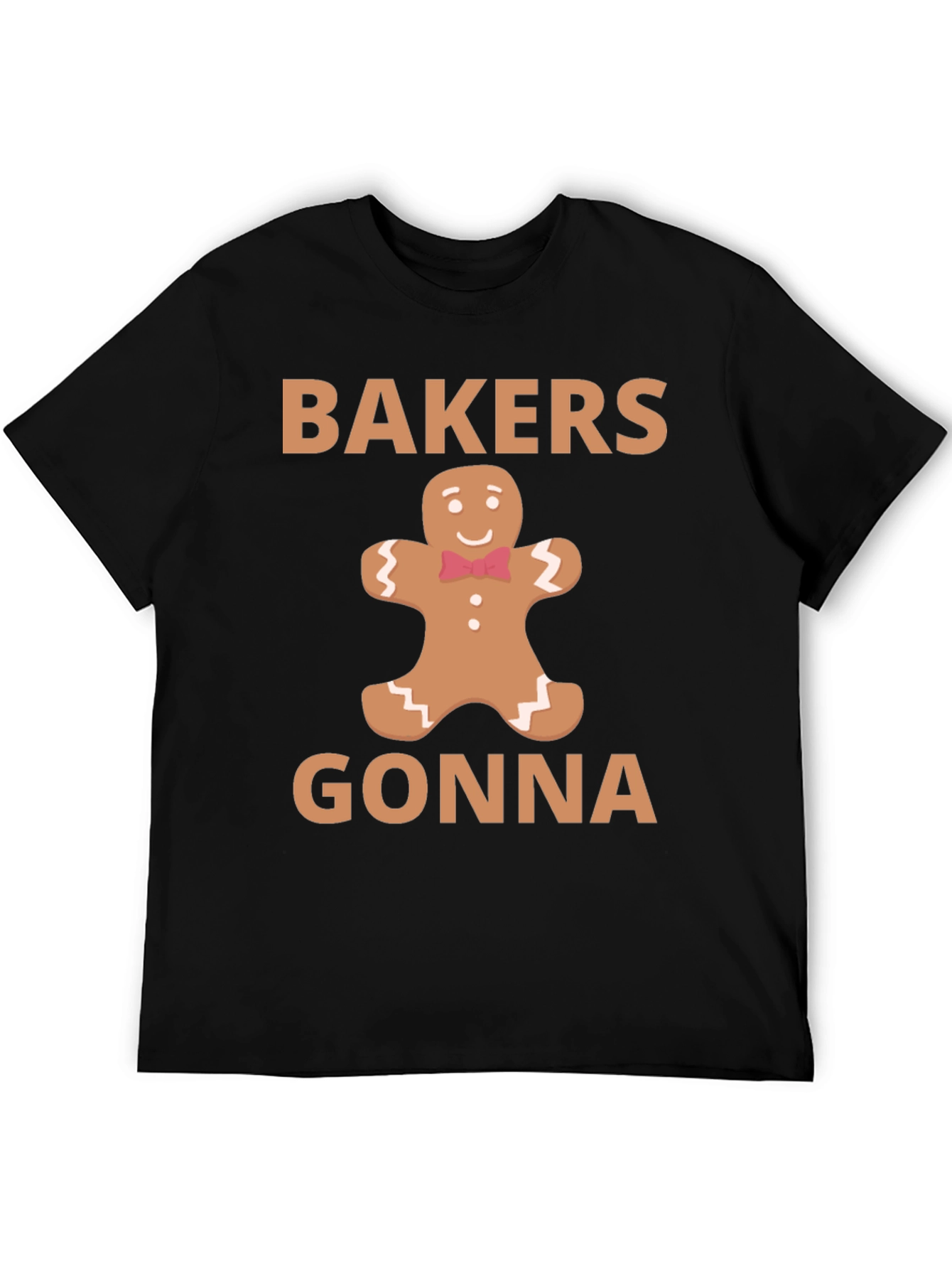 Black Bakers Gonna Bake Gingerbread T-Shirt view 5