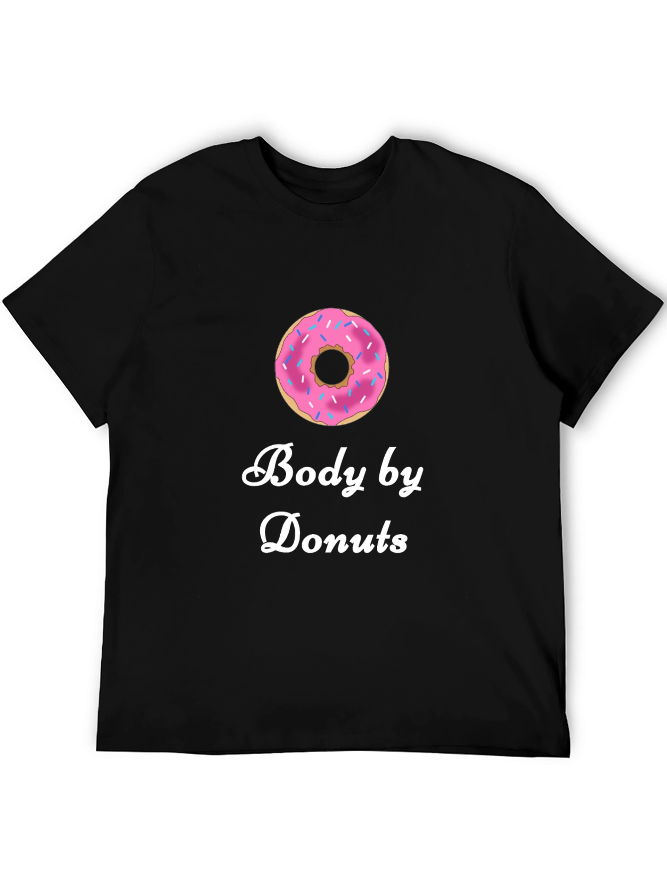 Black Body by Donuts T-Shirt - Funny Foodie Tee view 5
