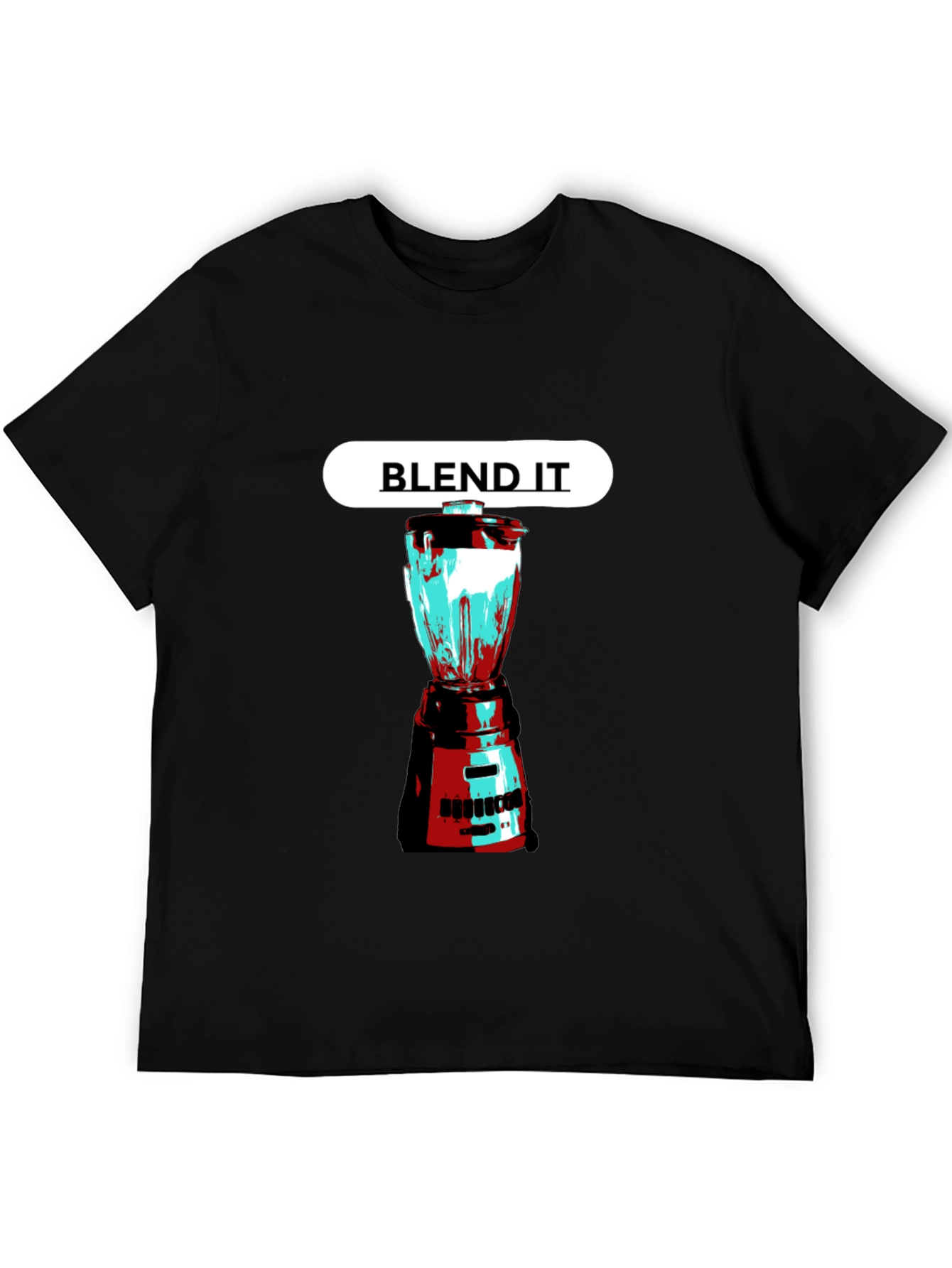 Black Blend It Graphic T-Shirt view 5